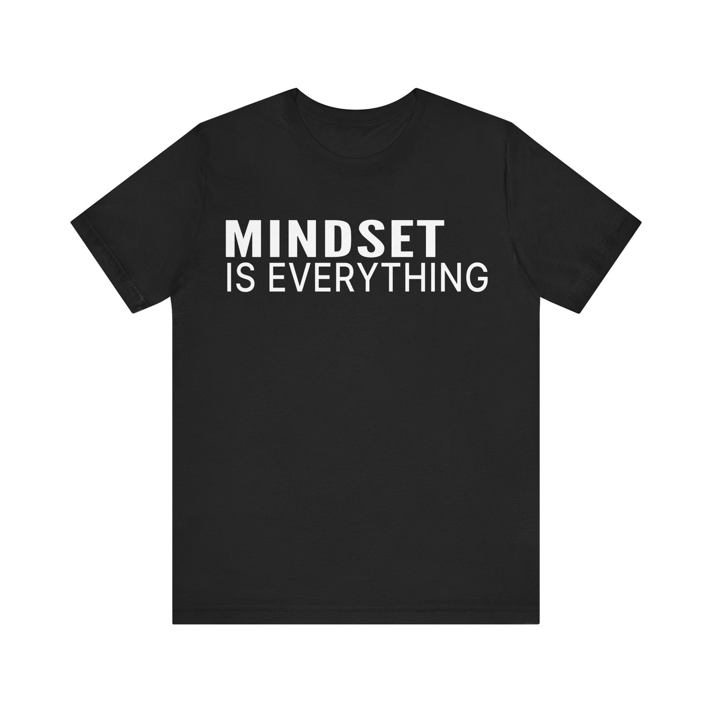 Mindset Classic White Tee — Unisex Jersey Short Sleeve T-Shirt