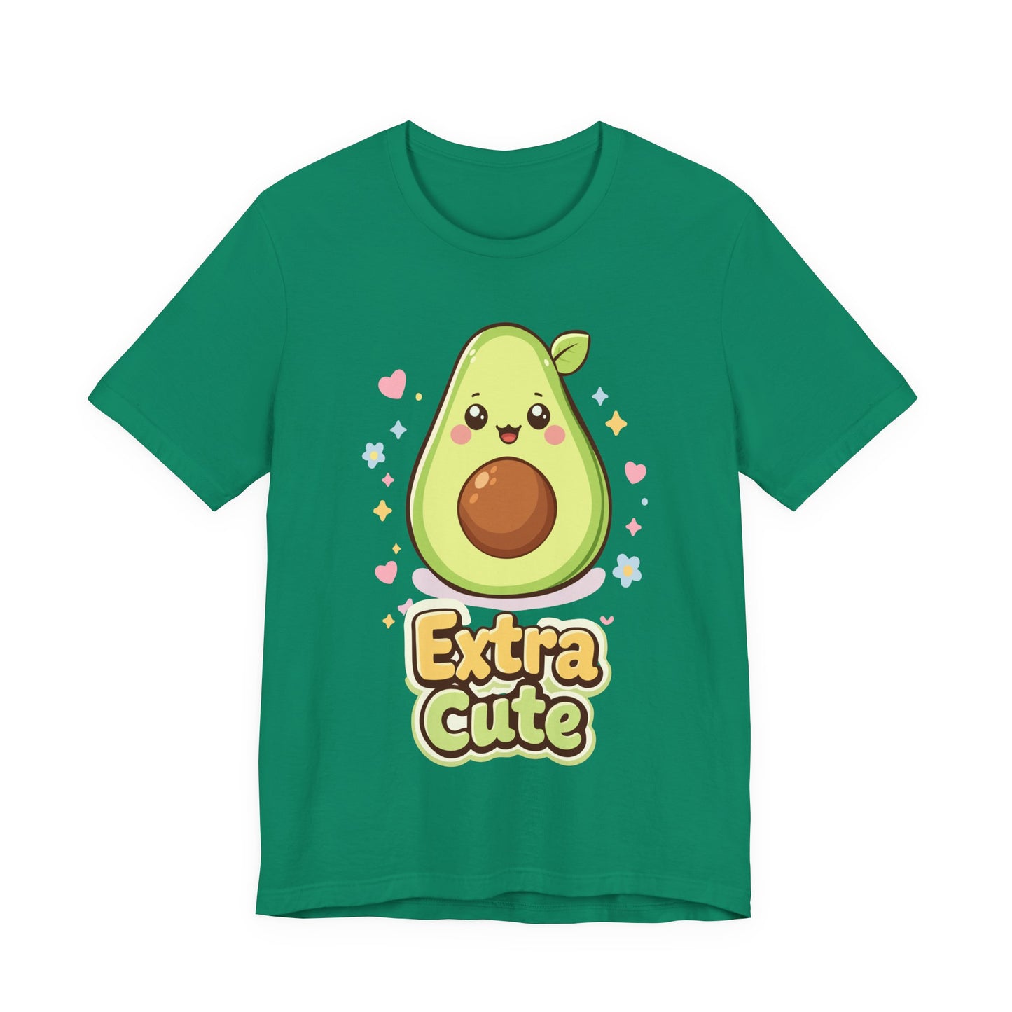 Extra Cute Avocado T-Shirt — Kawaii Fruit Graphic Tee