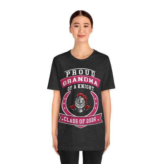 Proud Grandma of a Knight – Class of 2026 Graduation Shirt