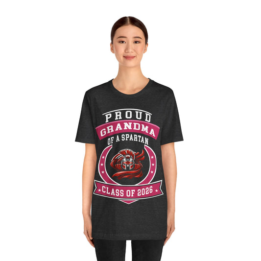 Proud Grandma of a Spartan – Class of 2026 Graduation Shirt