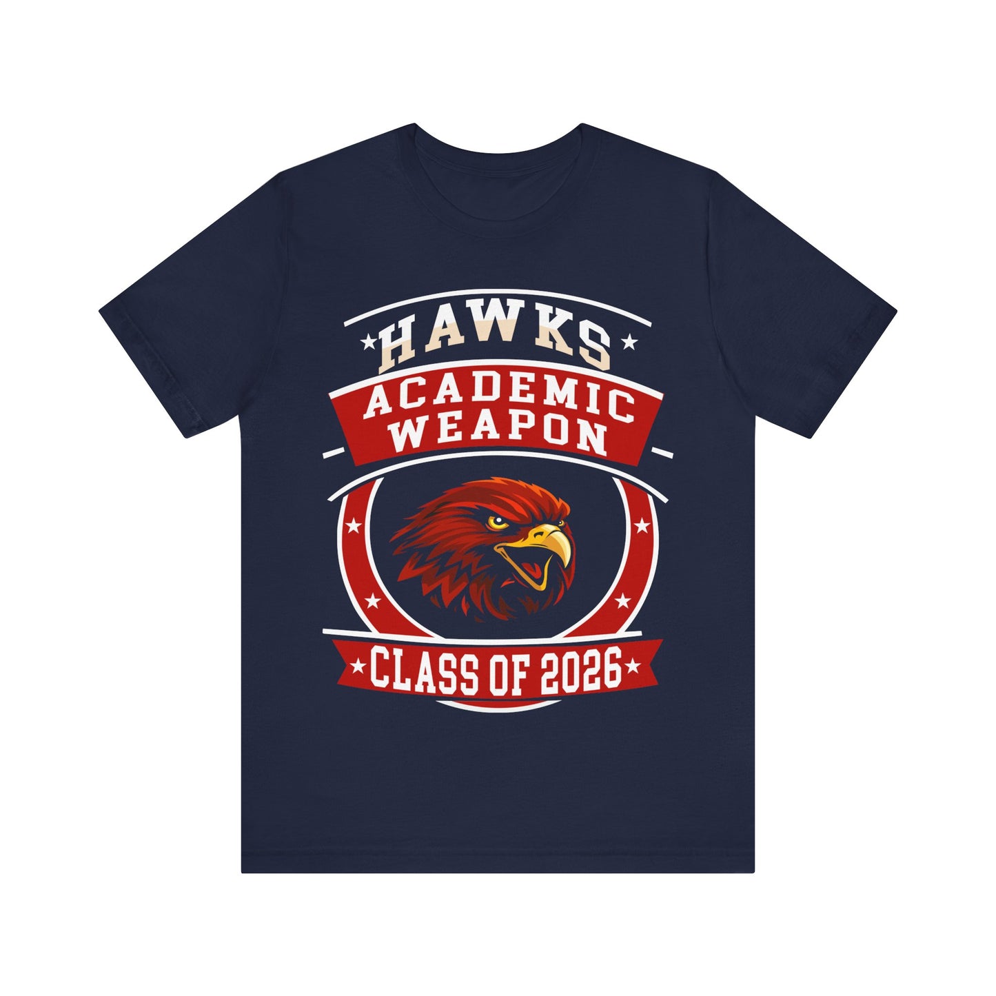 Hawk Senior 2026 Shirt – Academic Weapon Graduation Tee