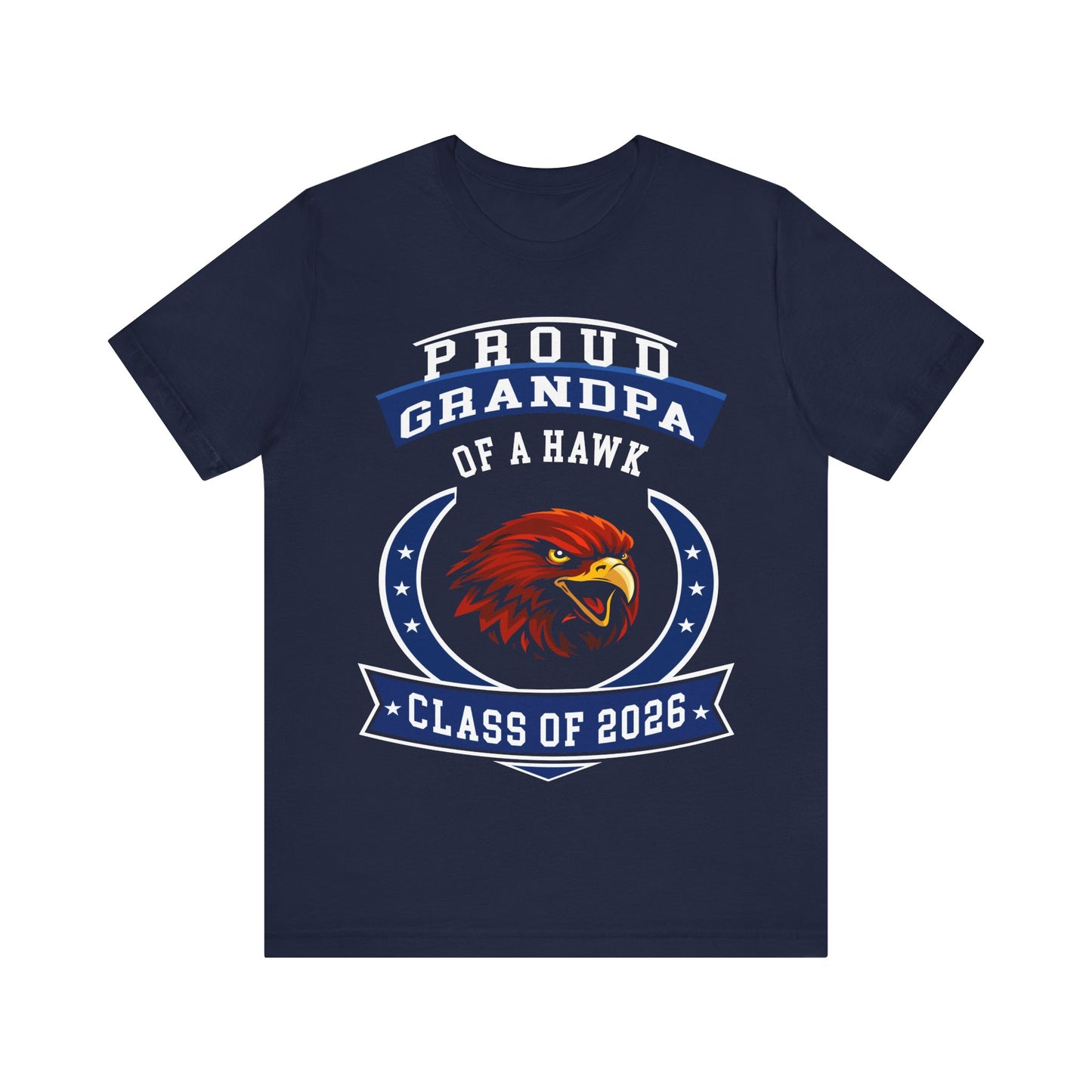 Proud Grandpa of a Hawk – Class of 2026 Graduation Shirt