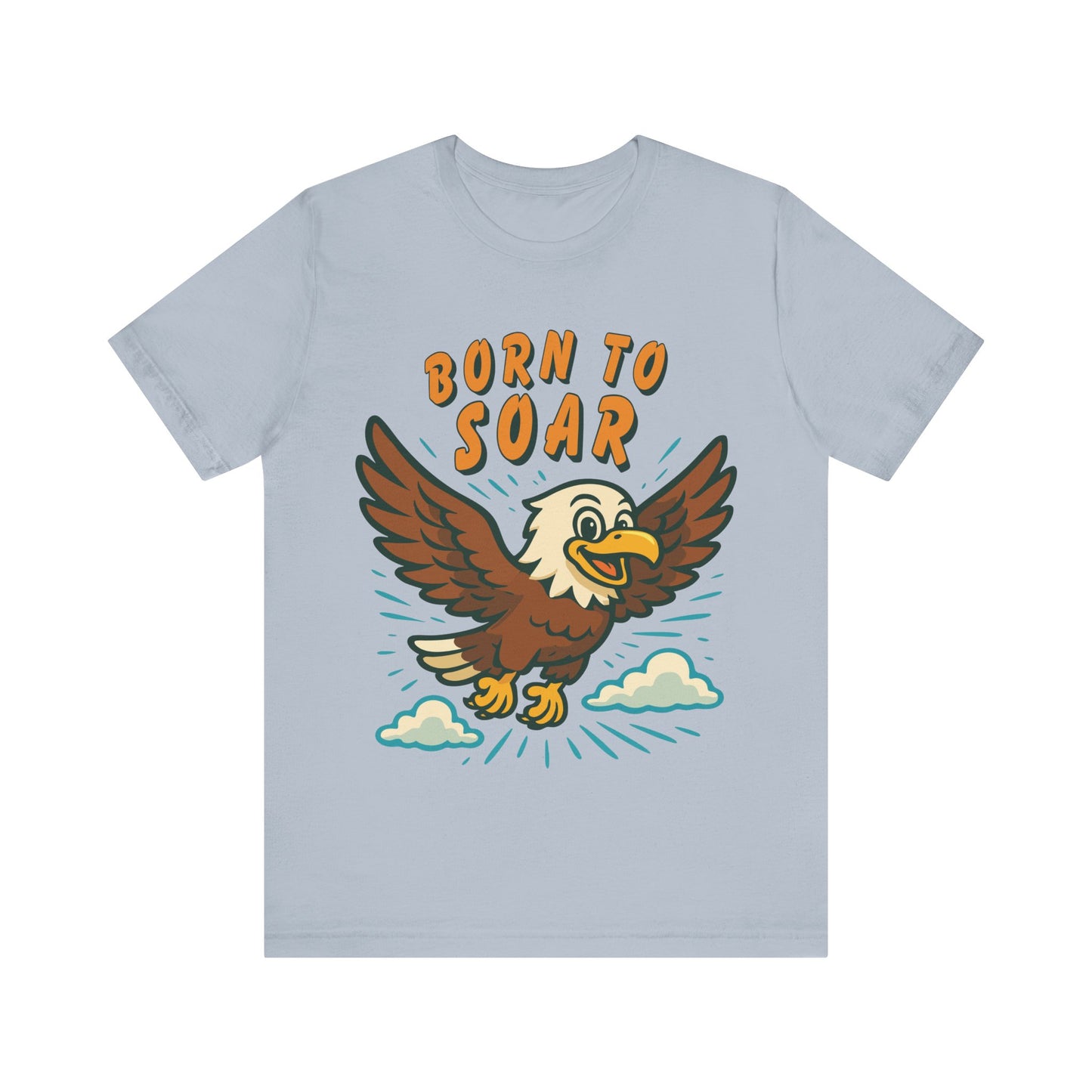 Born to Soar Eagle T-Shirt — Vintage Cartoon Flight Tee