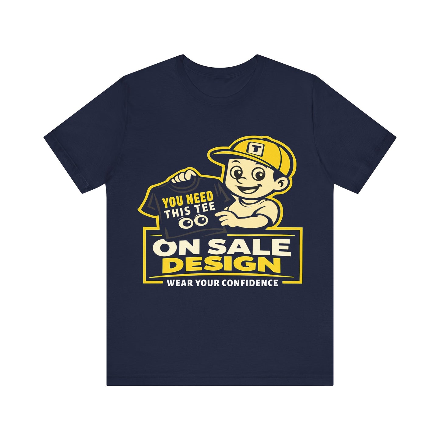 Retro Mascot Tee — "On Sale Design: You Need This Tee" Graphic T-Shirt