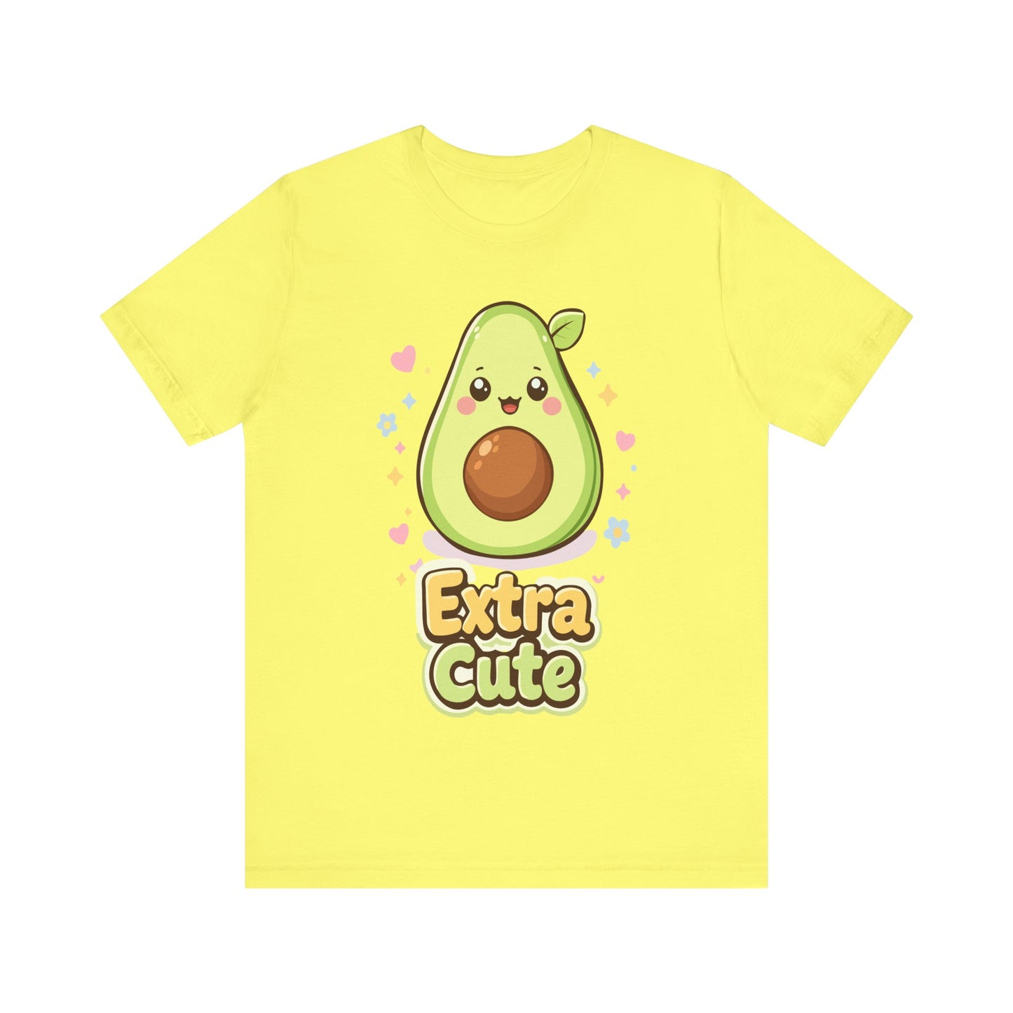 Extra Cute Avocado T-Shirt — Kawaii Fruit Graphic Tee