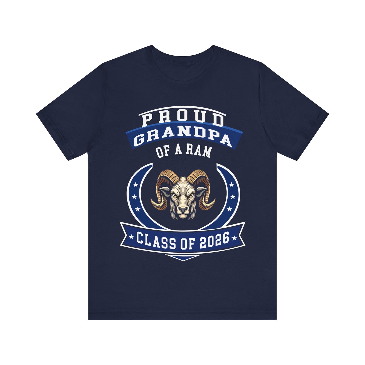 Proud Grandpa of a Ram – Class of 2026 Graduation Shirt