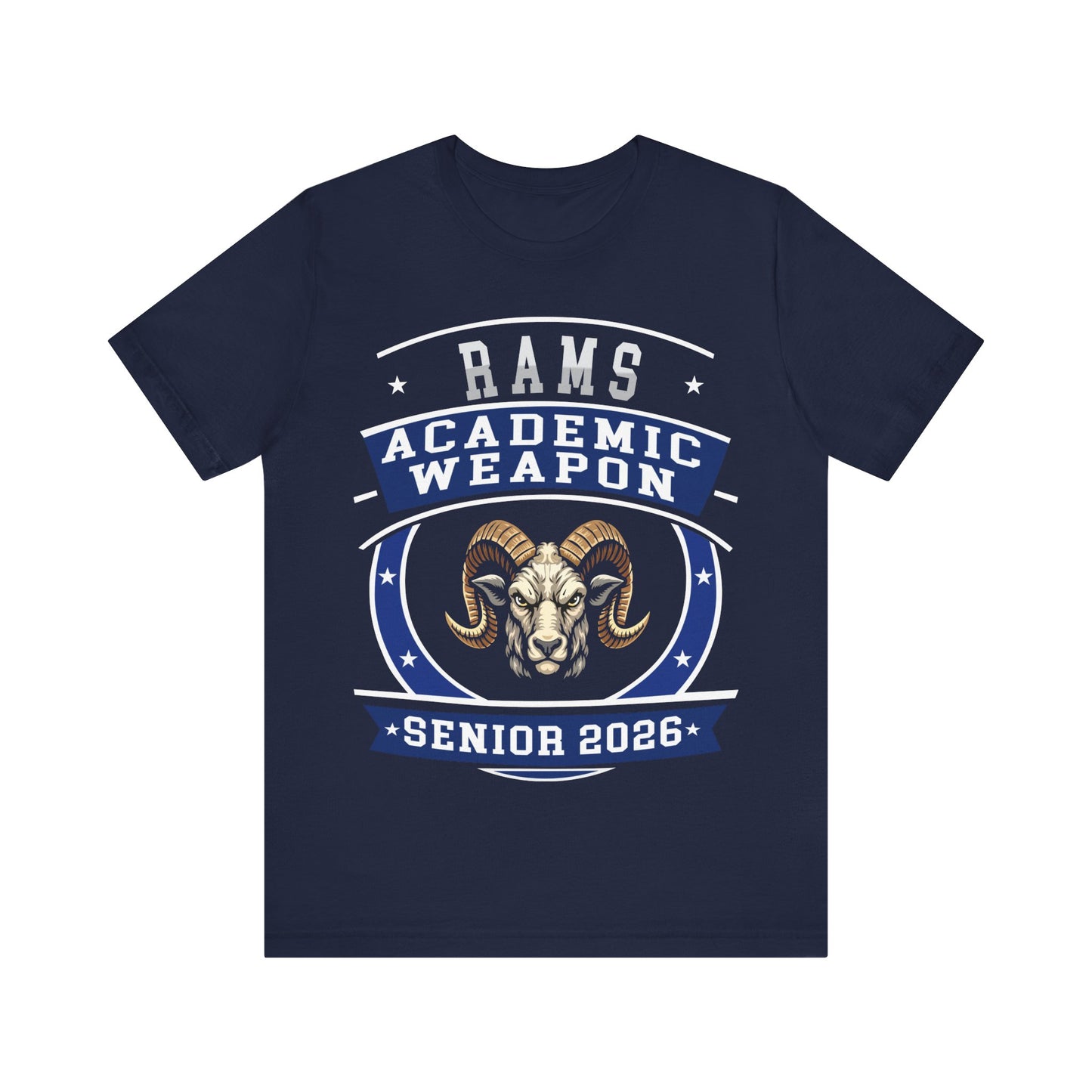 Ram Senior 2026 Shirt – Academic Weapon Graduation Tee