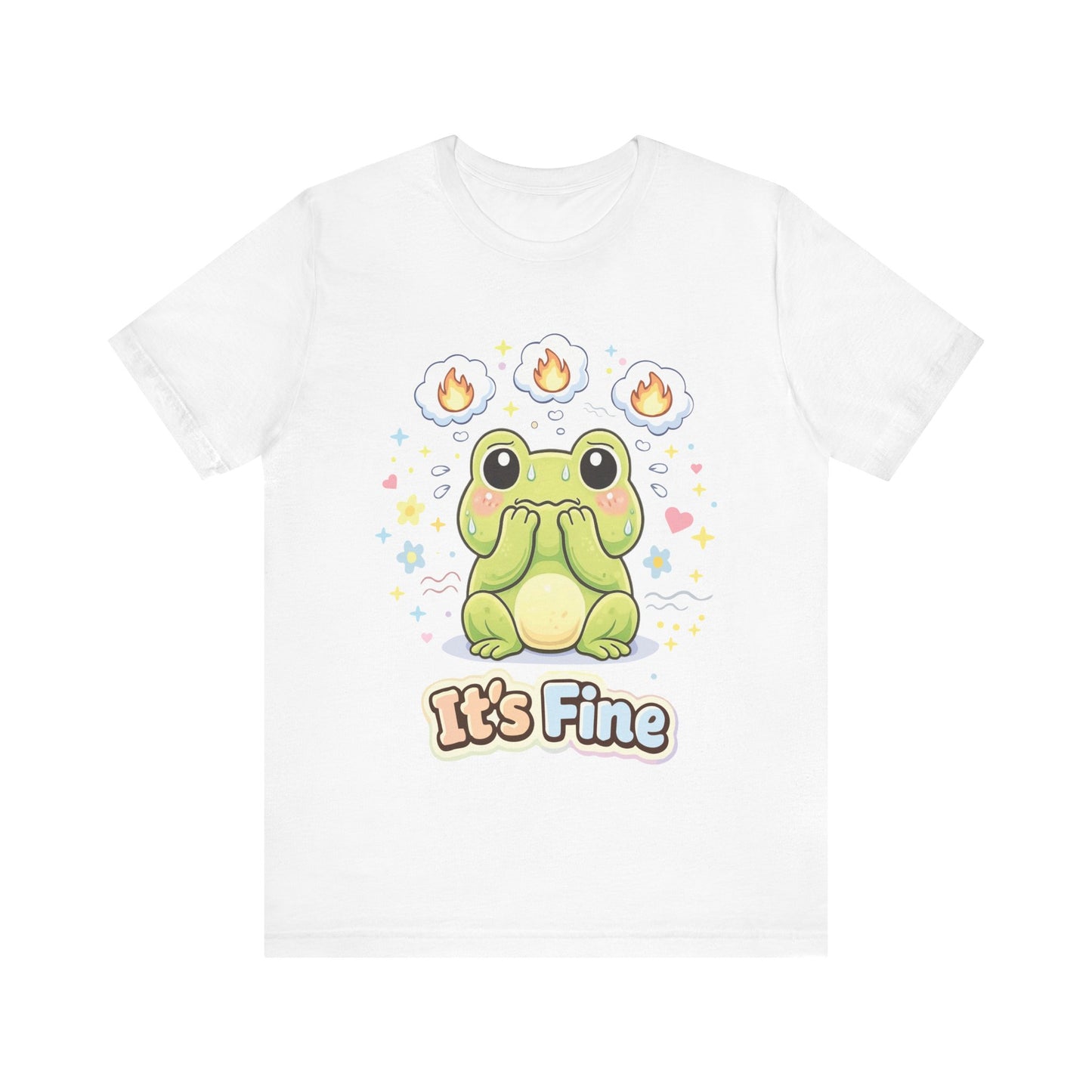 It’s Fine Frog Tee — Cute Kawaii Frog Graphic T-Shirt
