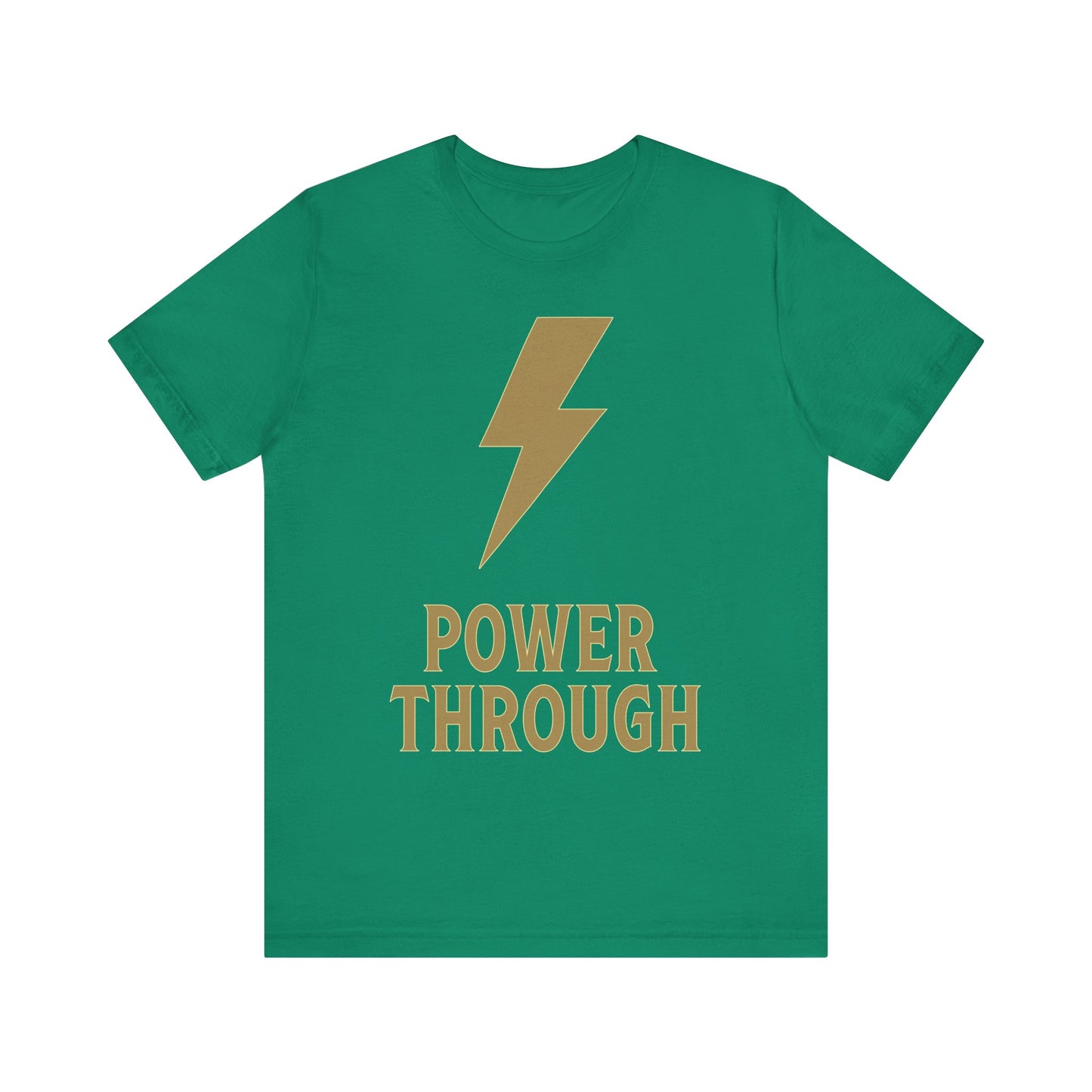 Power Through Lightning Bolt T‑Shirt
