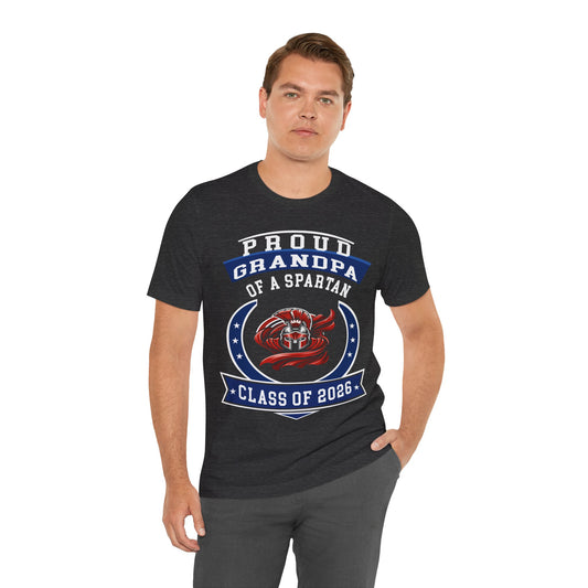 Proud Grandpa of a Spartan – Class of 2026 Graduation Shirt