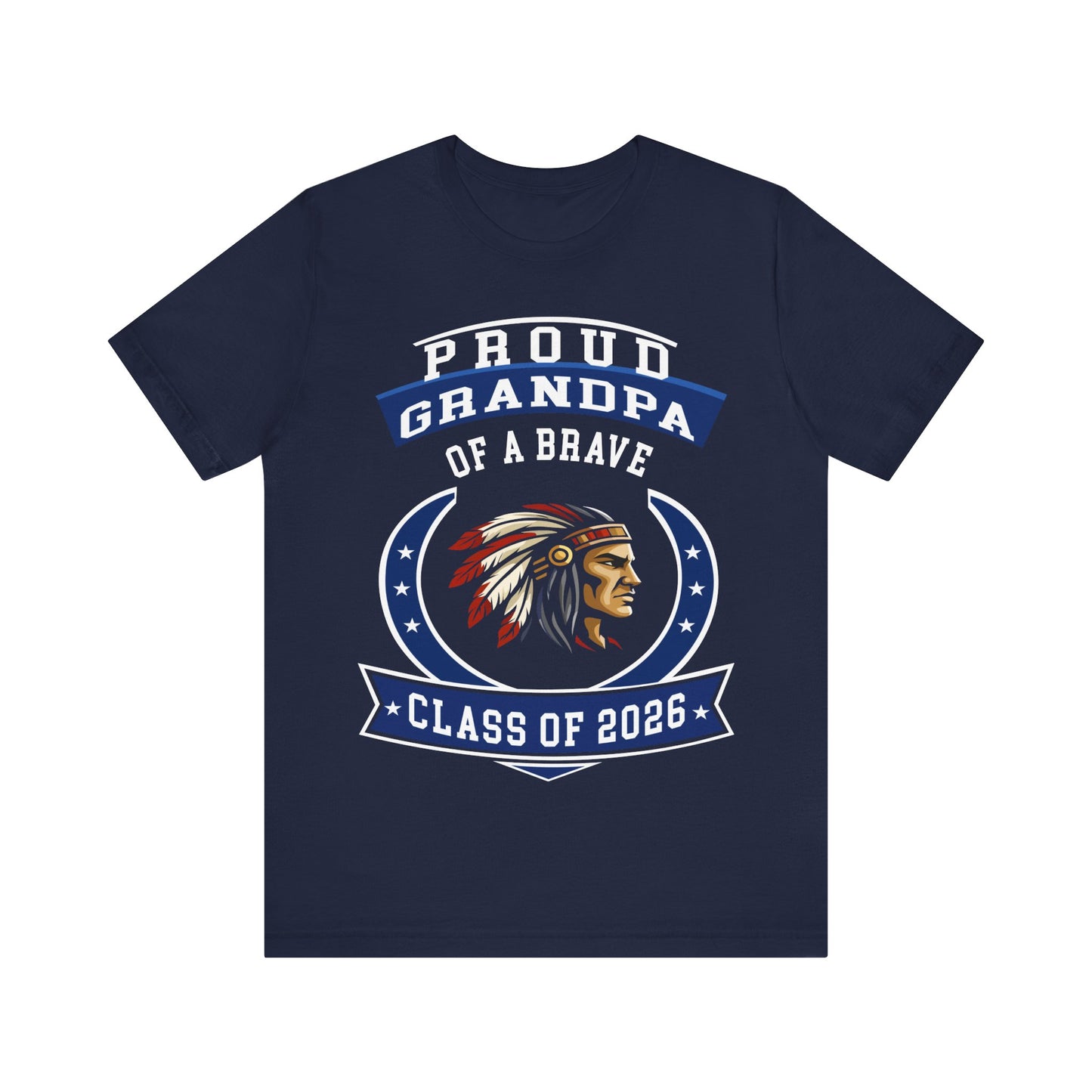 Proud Grandpa of a Brave – Class of 2026 Graduation Shirt
