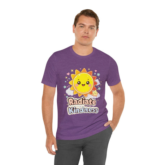 Radiate Kindness T-Shirt — Cute Kawaii Sun Graphic Tee