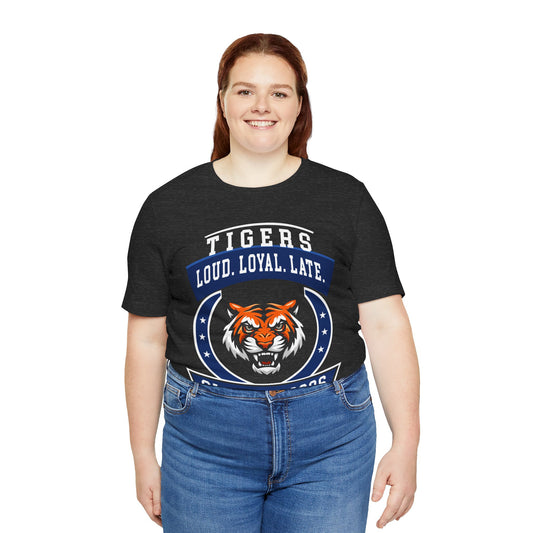 Loud, Loyal & Late — Tigers Senior Spirit Tee (Class of 2026)
