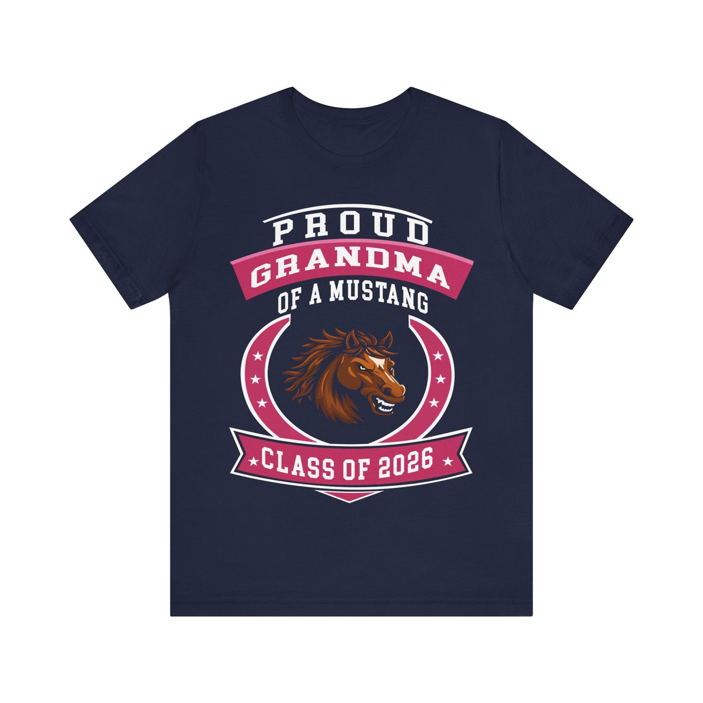 Proud Grandma of a Mustang – Class of 2026 Graduation Shirt