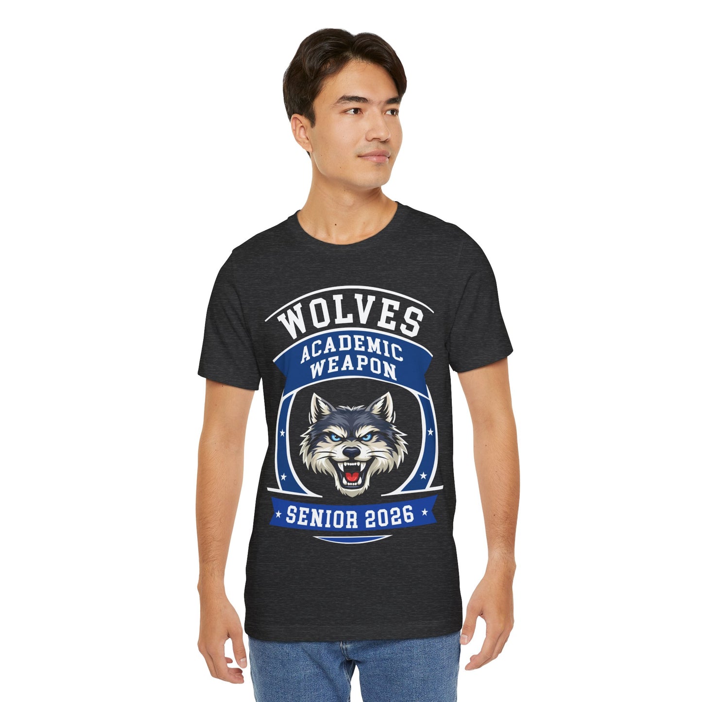 Wolves Senior 2026 Shirt – Academic Weapon Graduation Tee