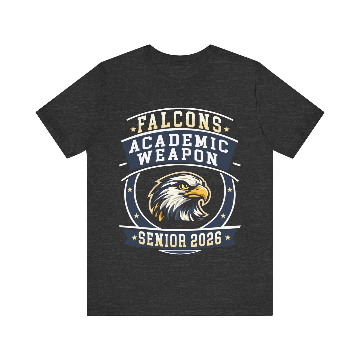 Falcon Senior 2026 Shirt – Academic Weapon Graduation Tee