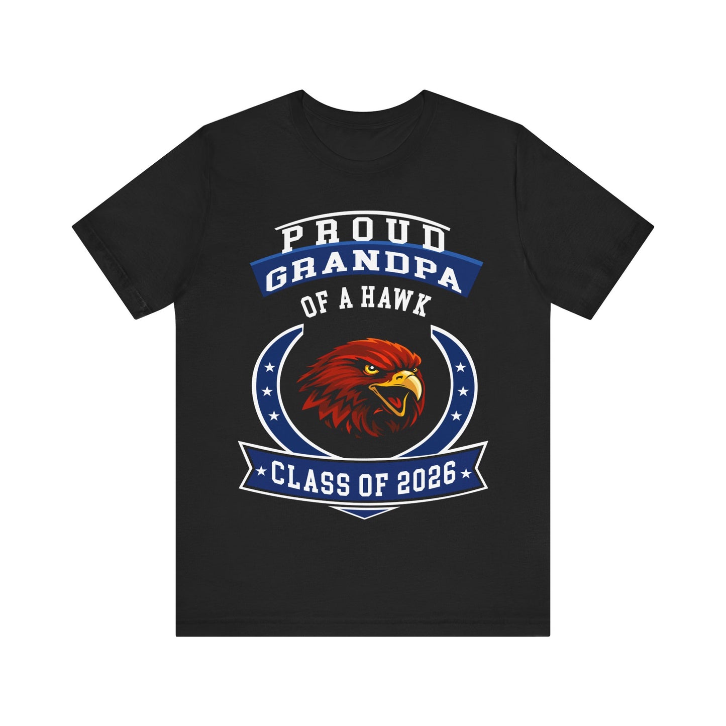 Proud Grandpa of a Hawk – Class of 2026 Graduation Shirt