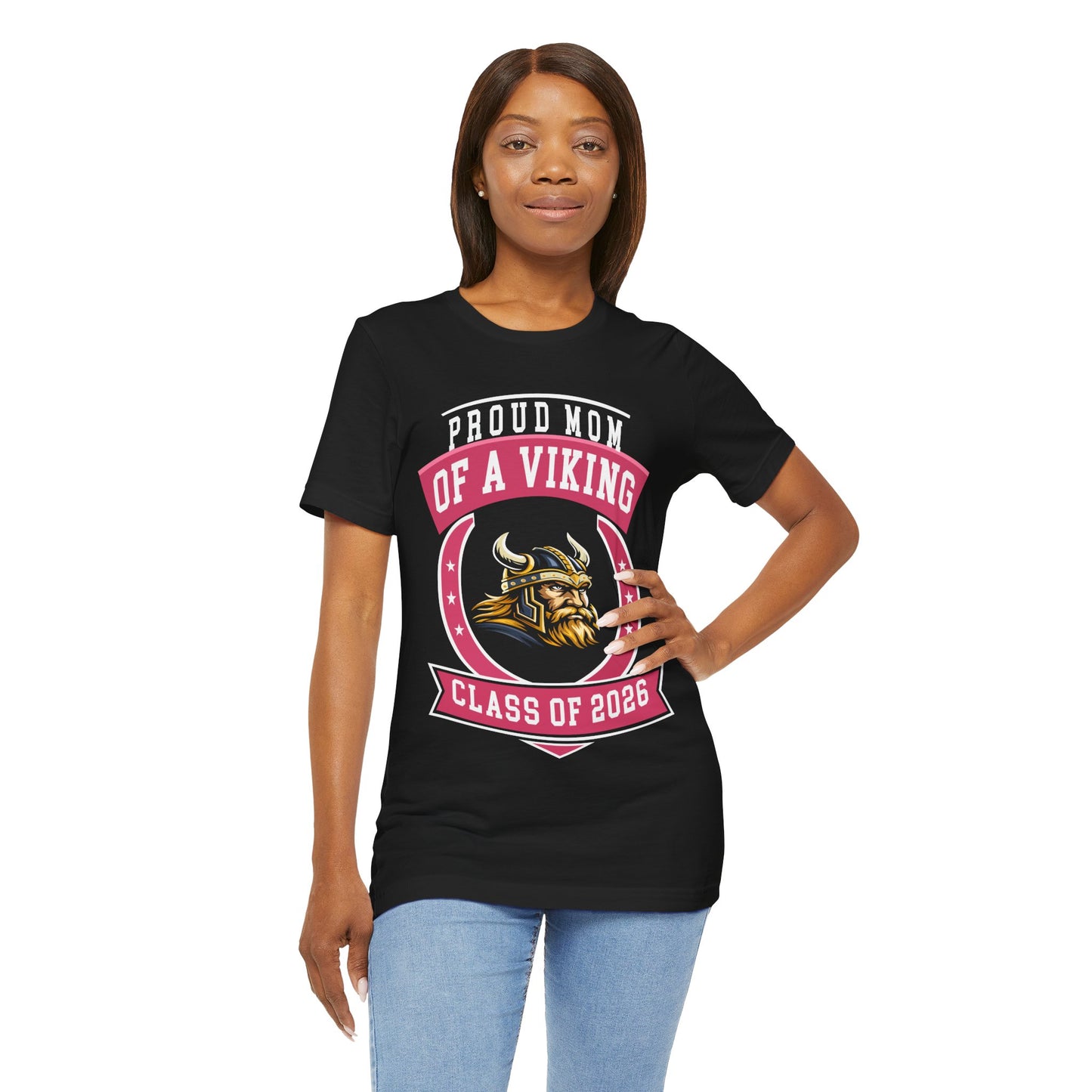 Proud Mom of a Viking – Class of 2026 Graduation Shirt
