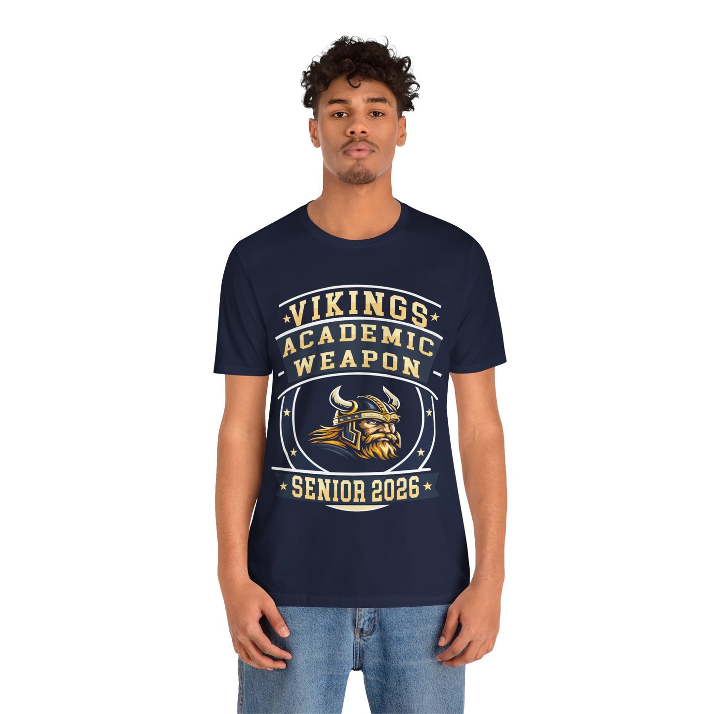 Vikings Senior 2026 Shirt – Academic Weapon Graduation Tee