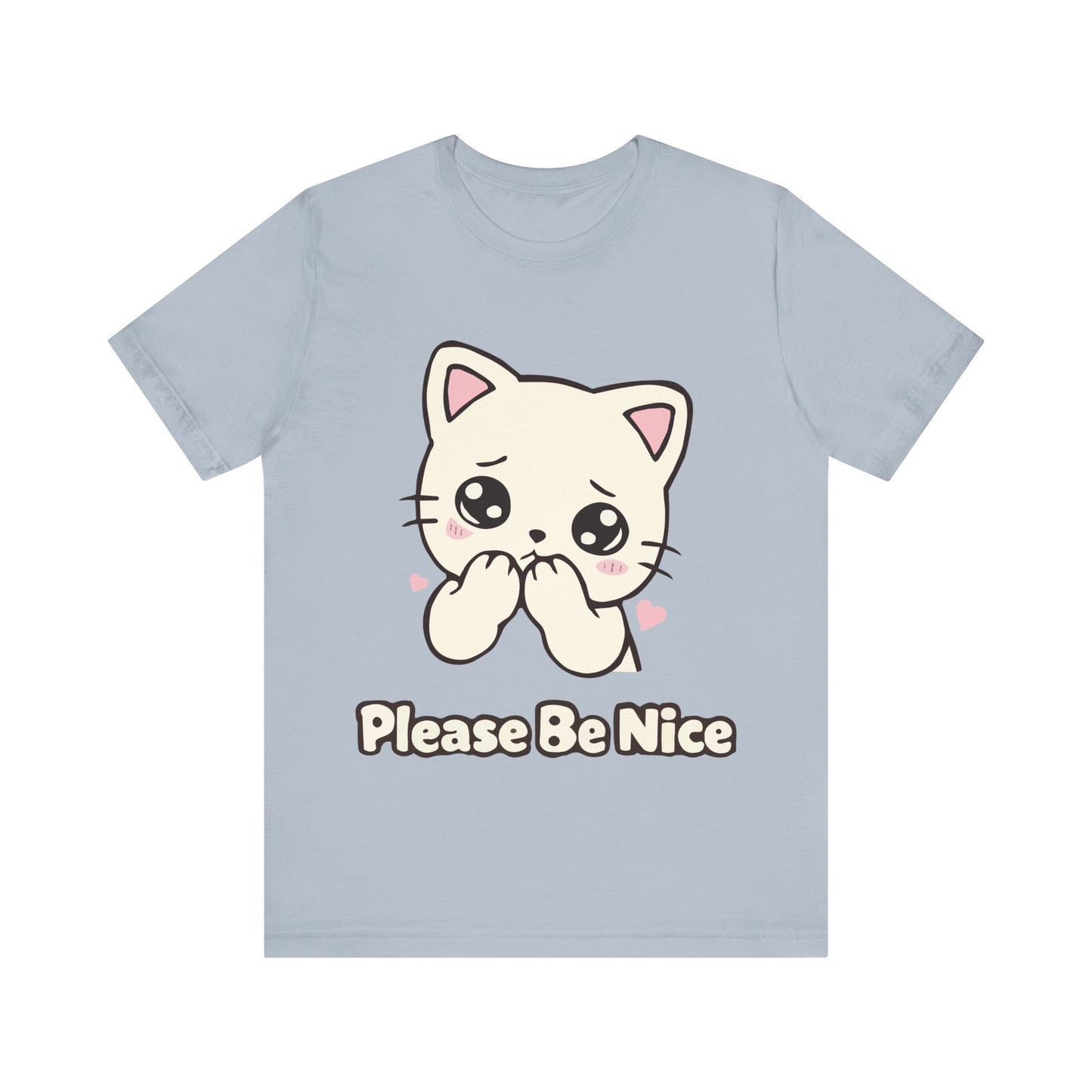 Please Be Nice Cute Cat T-Shirt