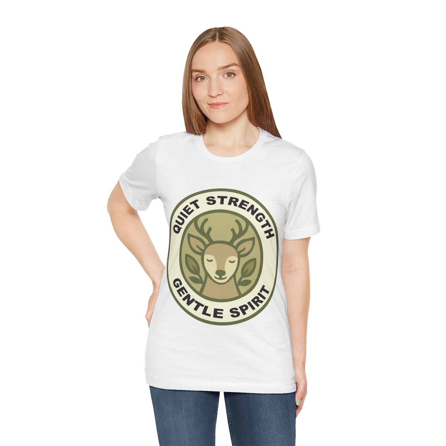 Quiet Strength Gentle Spirit Deer T‑Shirt