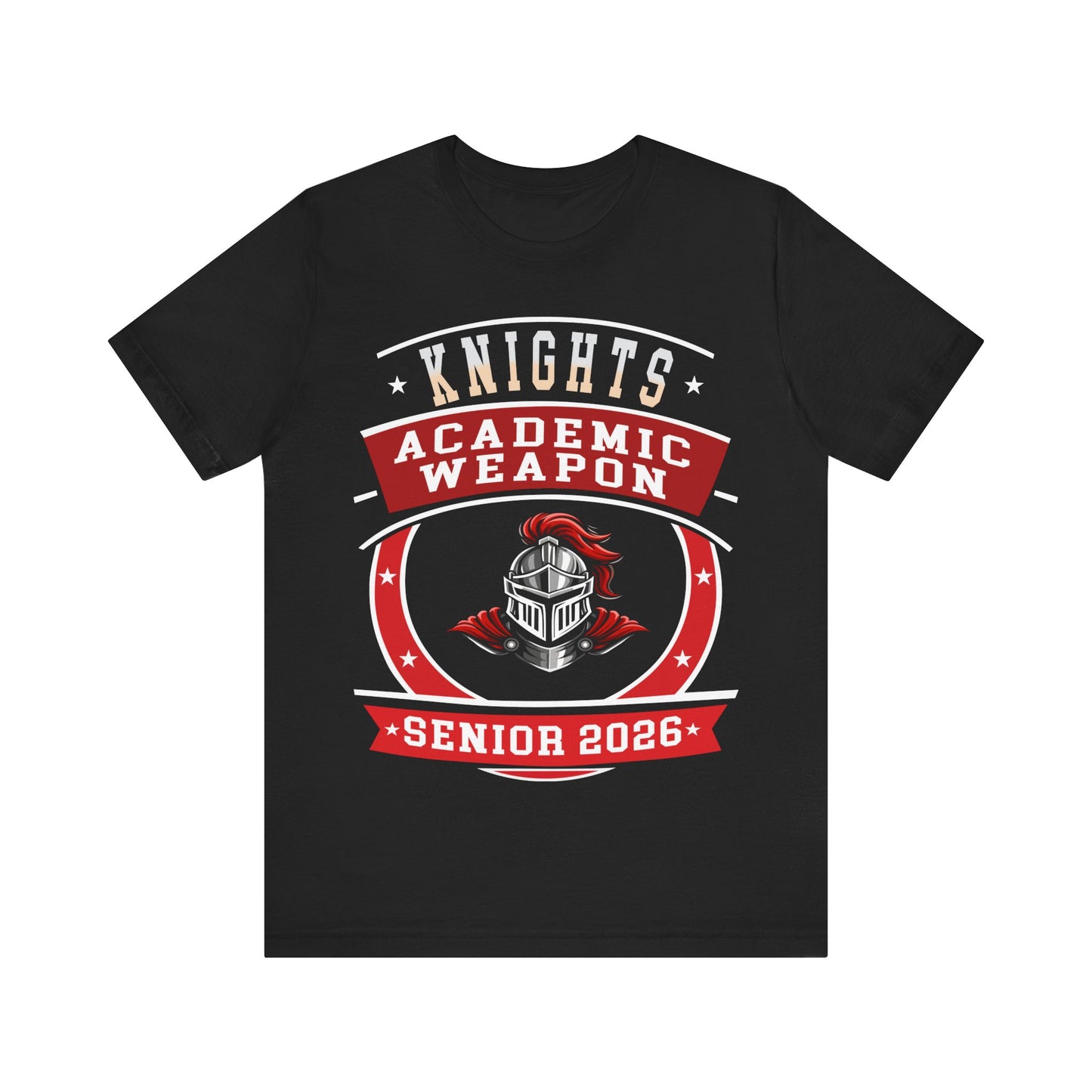Knight Senior 2026 Shirt – Academic Weapon Graduation Tee