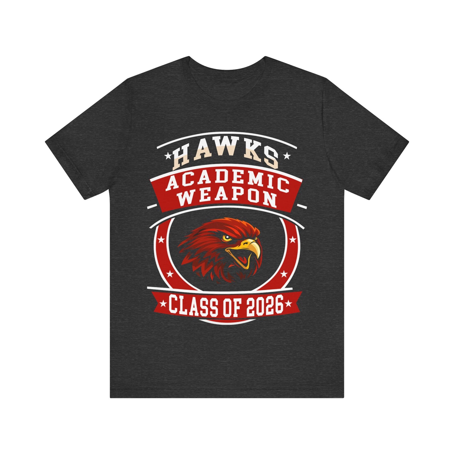 Hawk Senior 2026 Shirt – Academic Weapon Graduation Tee