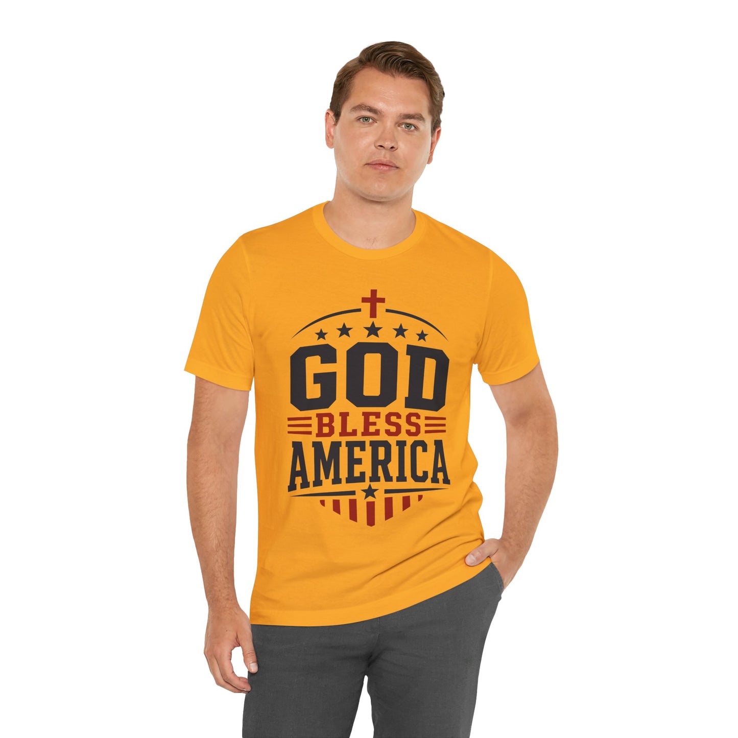 God Bless America T-Shirt — Patriotic Flag Graphic Tee