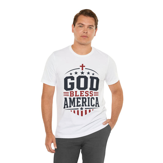 God Bless America T-Shirt — Patriotic Flag Graphic Tee