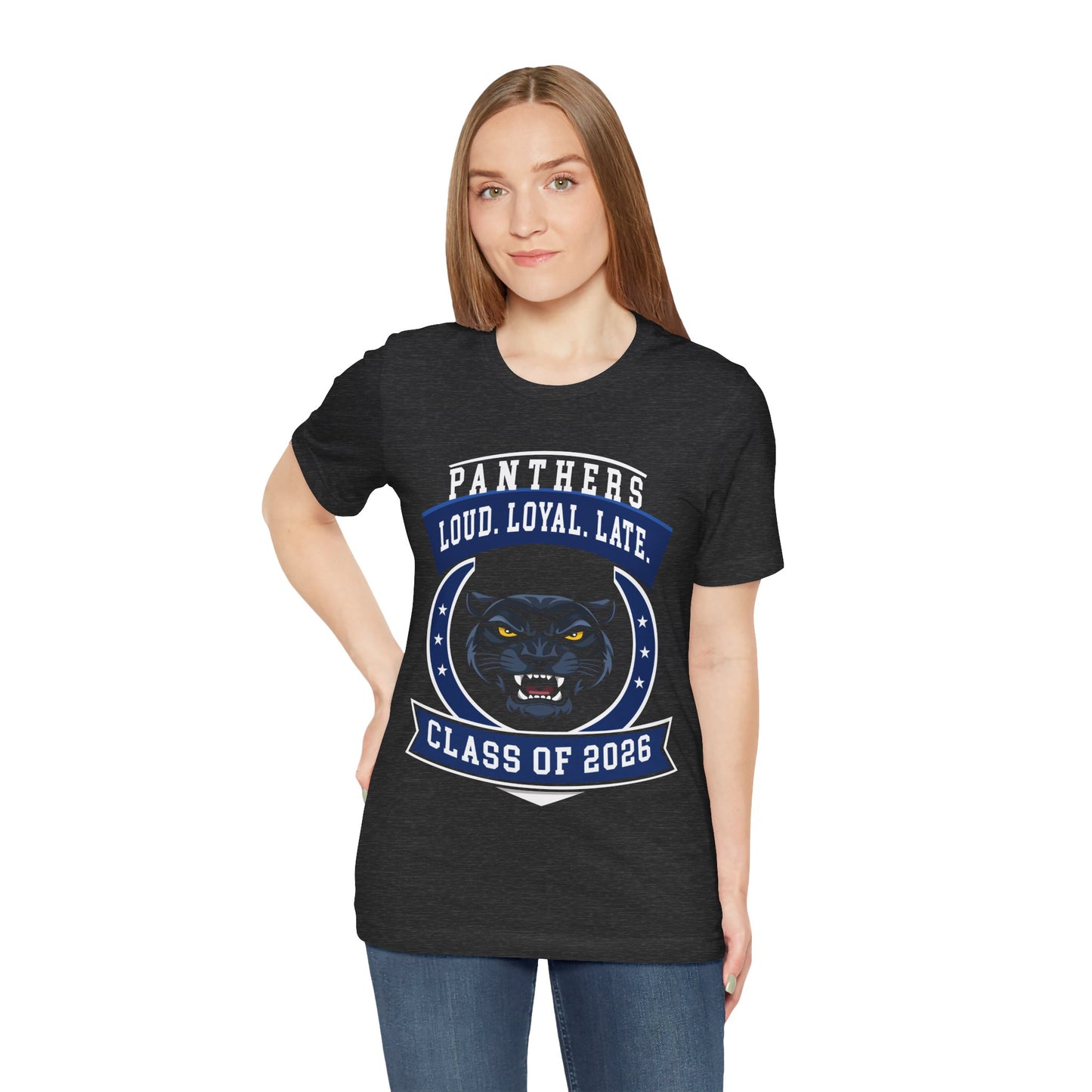 Loud, Loyal & Late — Panthers Senior Spirit Tee (Class of 2026)