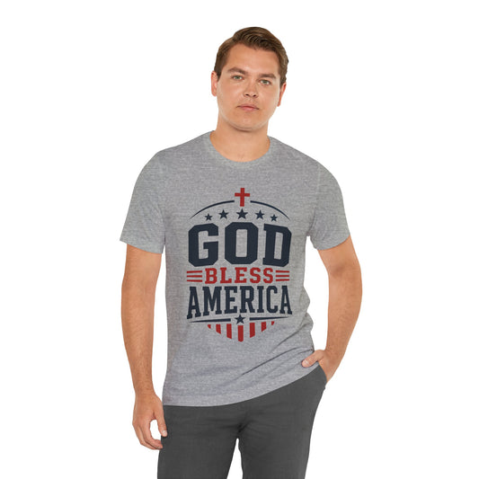 God Bless America T-Shirt — Patriotic Flag Graphic Tee