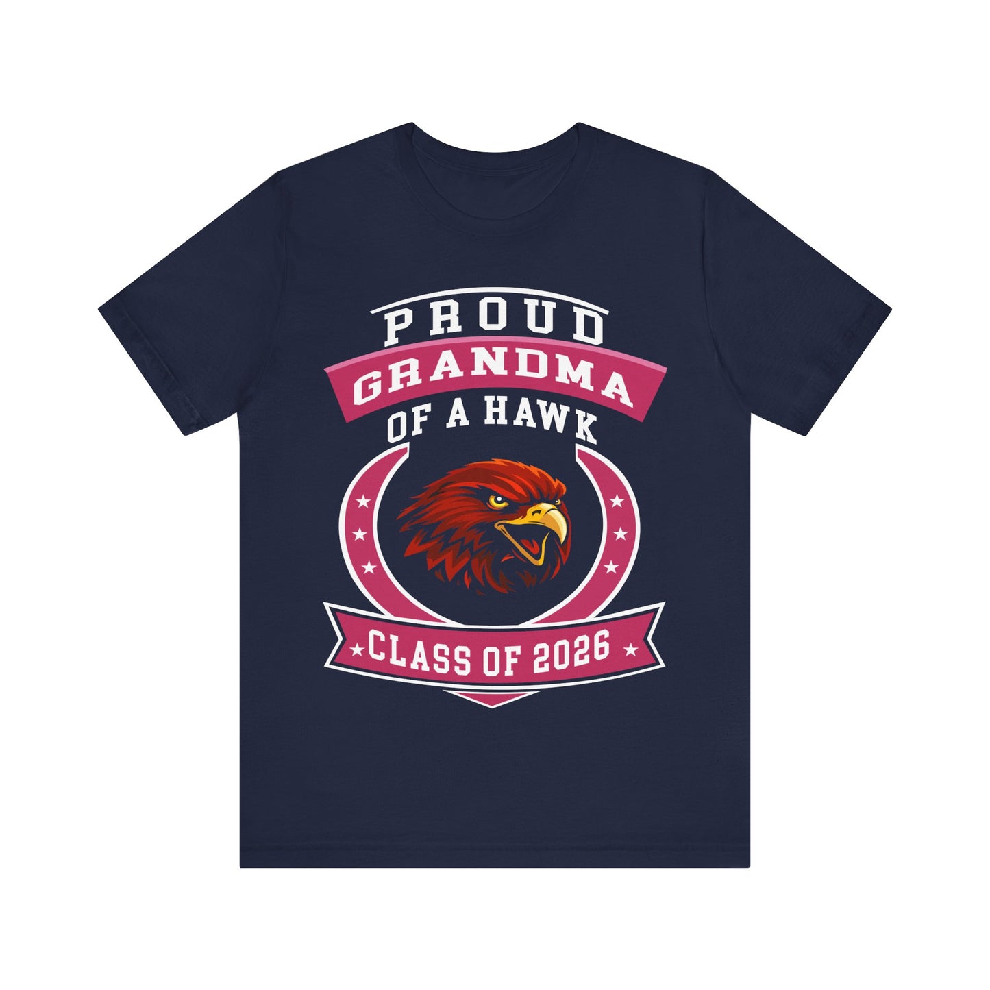 Proud Grandma of a Hawk – Class of 2026 Graduation Shirt