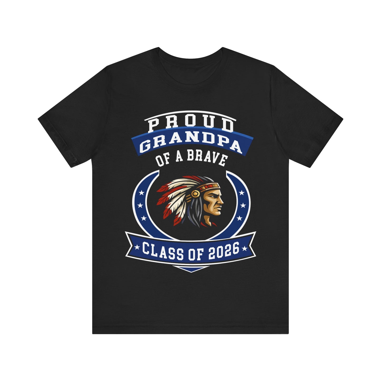 Proud Grandpa of a Brave – Class of 2026 Graduation Shirt