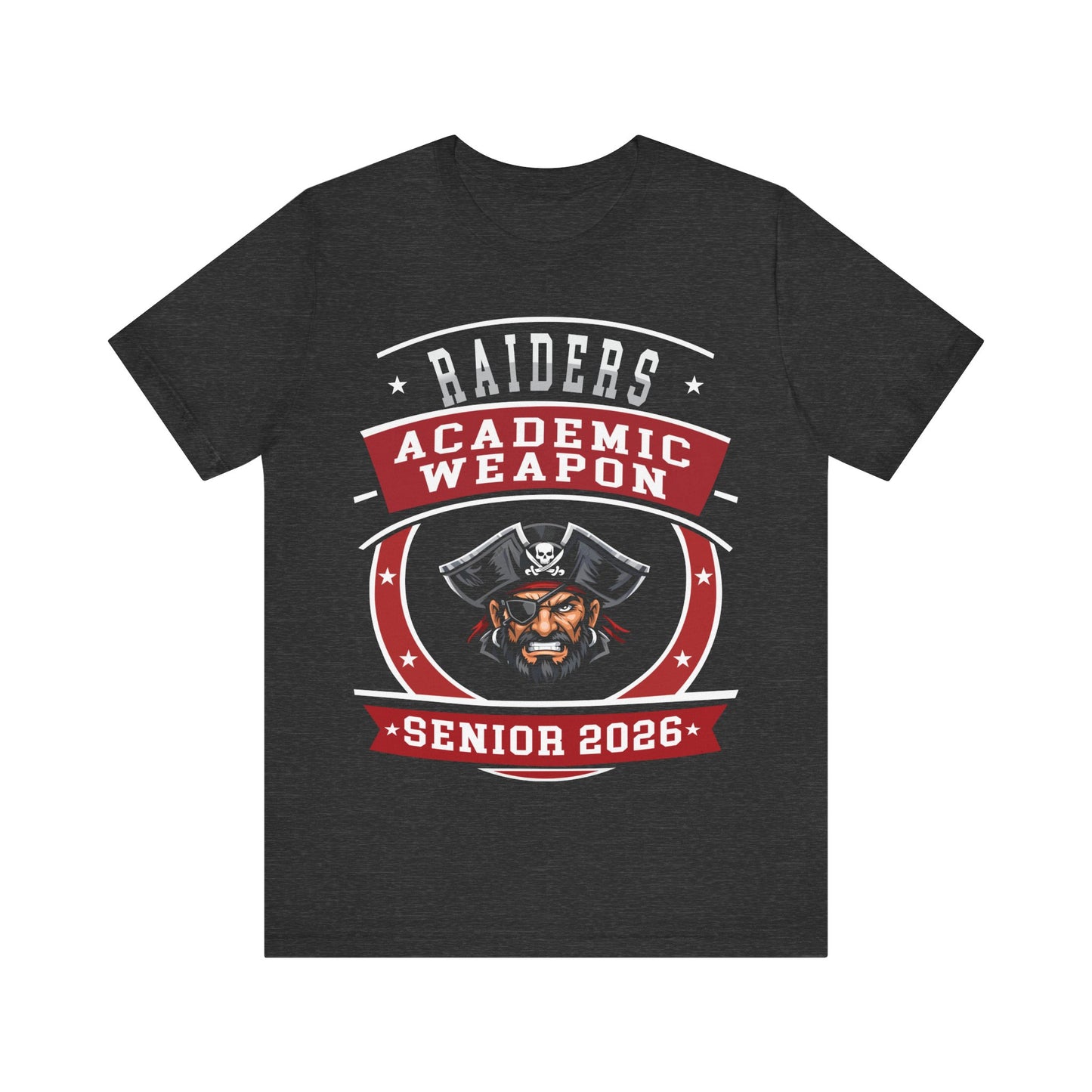 Raider Senior 2026 Shirt – Academic Weapon Graduation Tee
