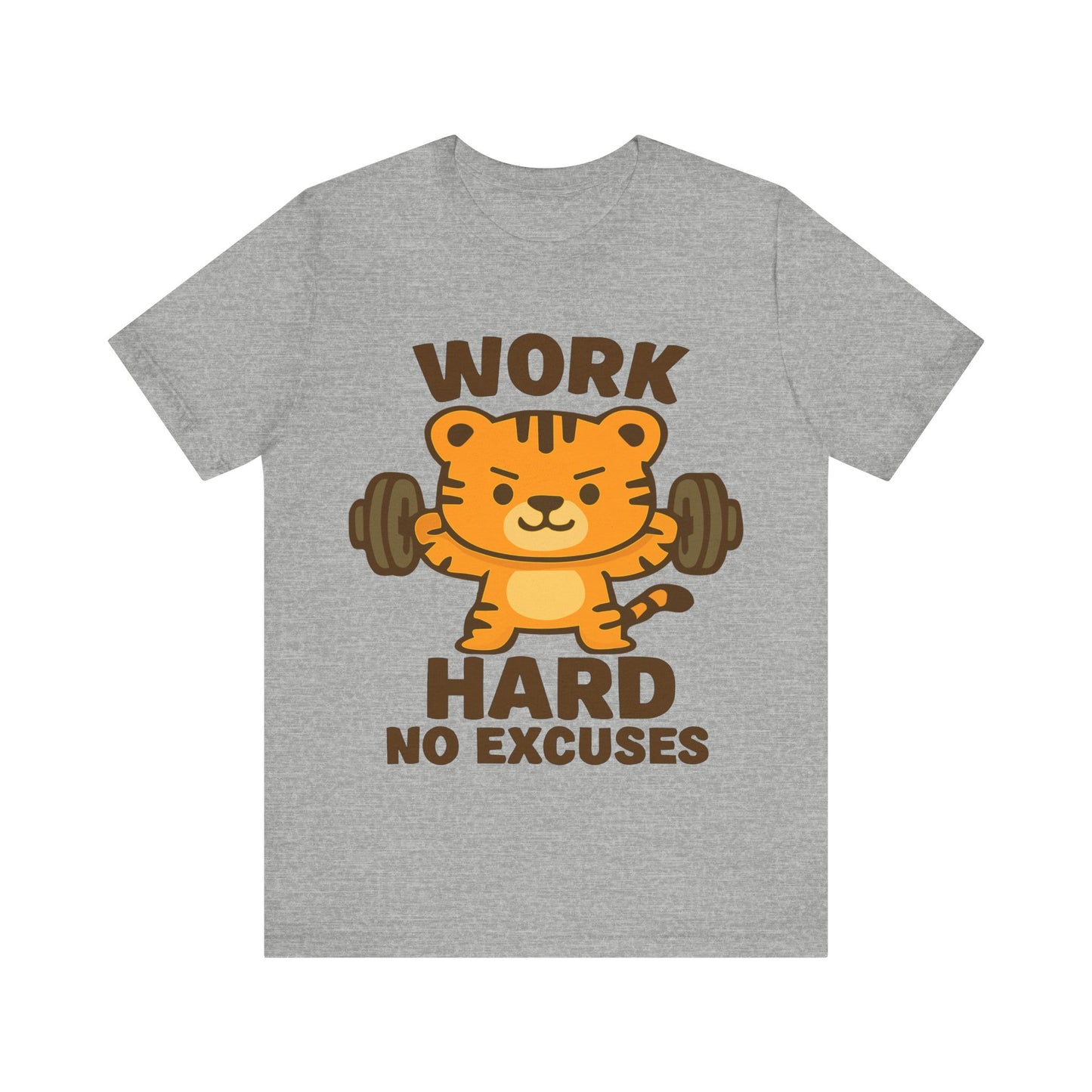 Work Hard No Excuses Tiger T-Shirt