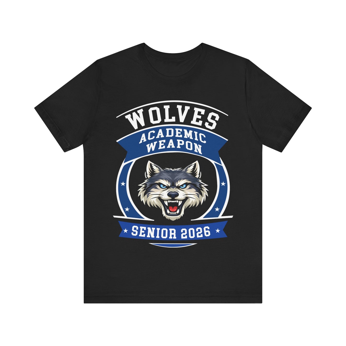 Wolves Senior 2026 Shirt – Academic Weapon Graduation Tee