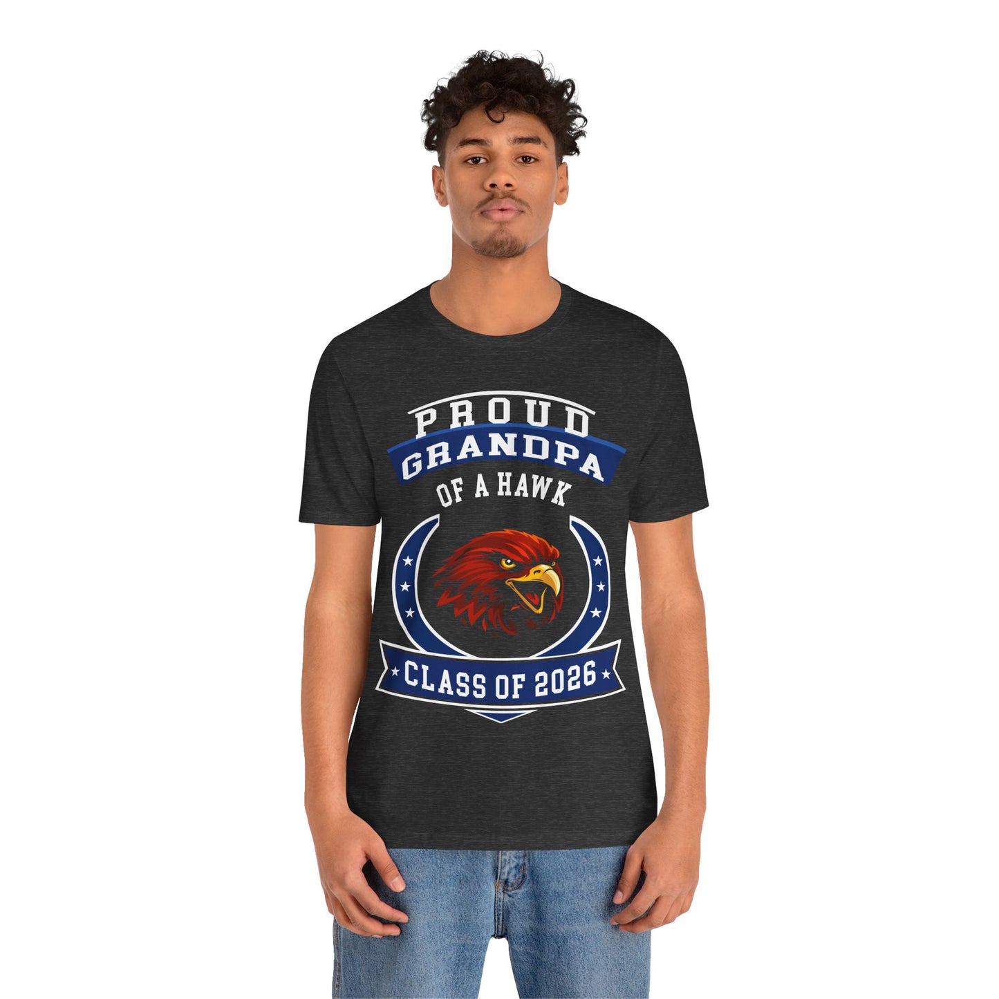 Proud Grandpa of a Hawk – Class of 2026 Graduation Shirt