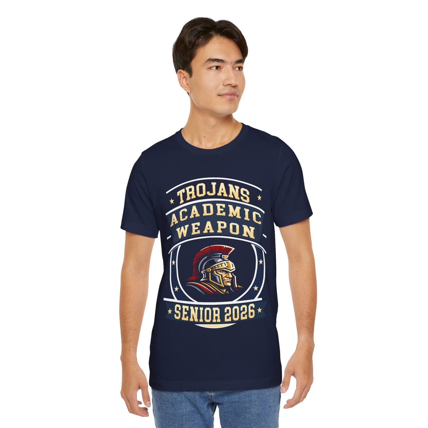 Trojan Senior 2026 Shirt – Academic Weapon Graduation Tee