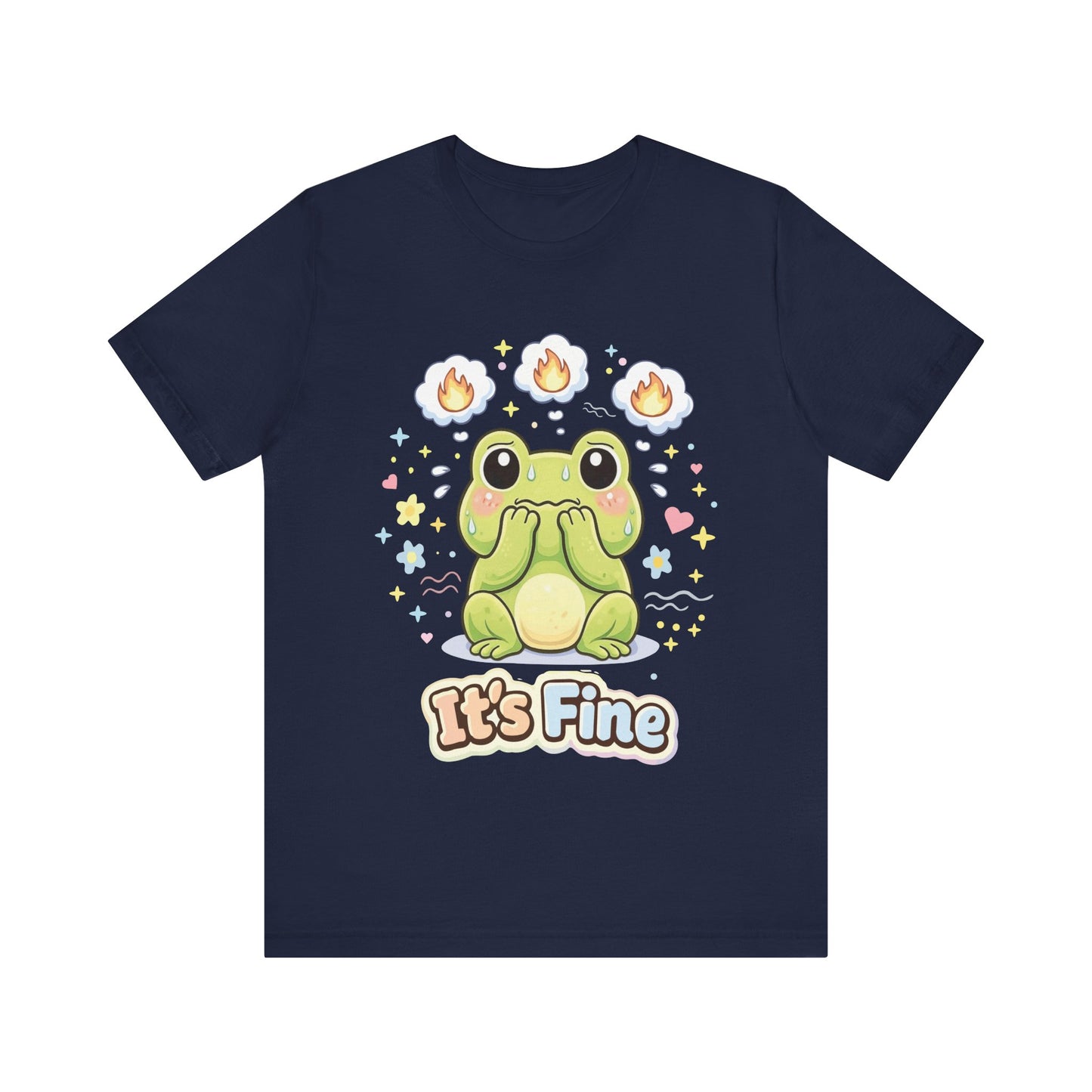 It’s Fine Frog Tee — Cute Kawaii Frog Graphic T-Shirt