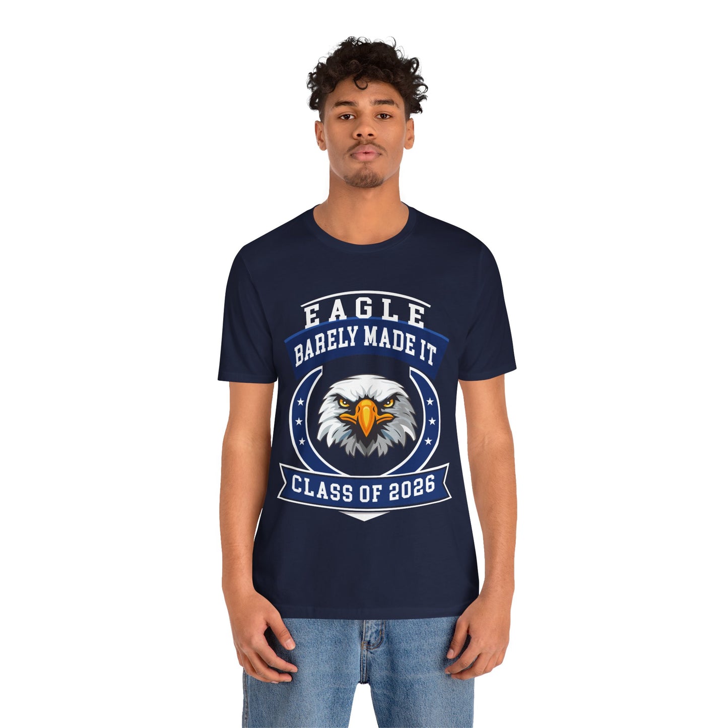 Eagle Barely Made It — Funny Senior Tee (Class of 2026)