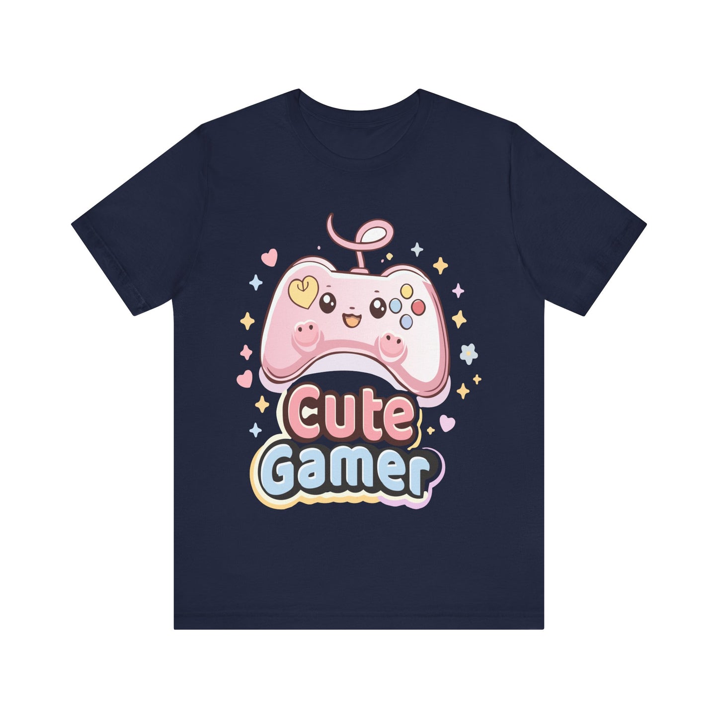 Cute Gamer T-Shirt — Pink Kawaii Controller Tee