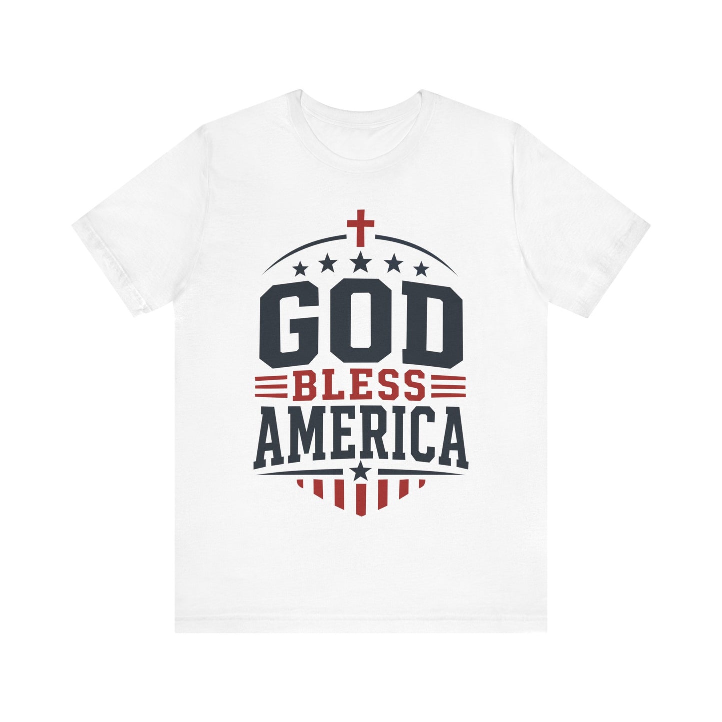 God Bless America T-Shirt — Patriotic Flag Graphic Tee
