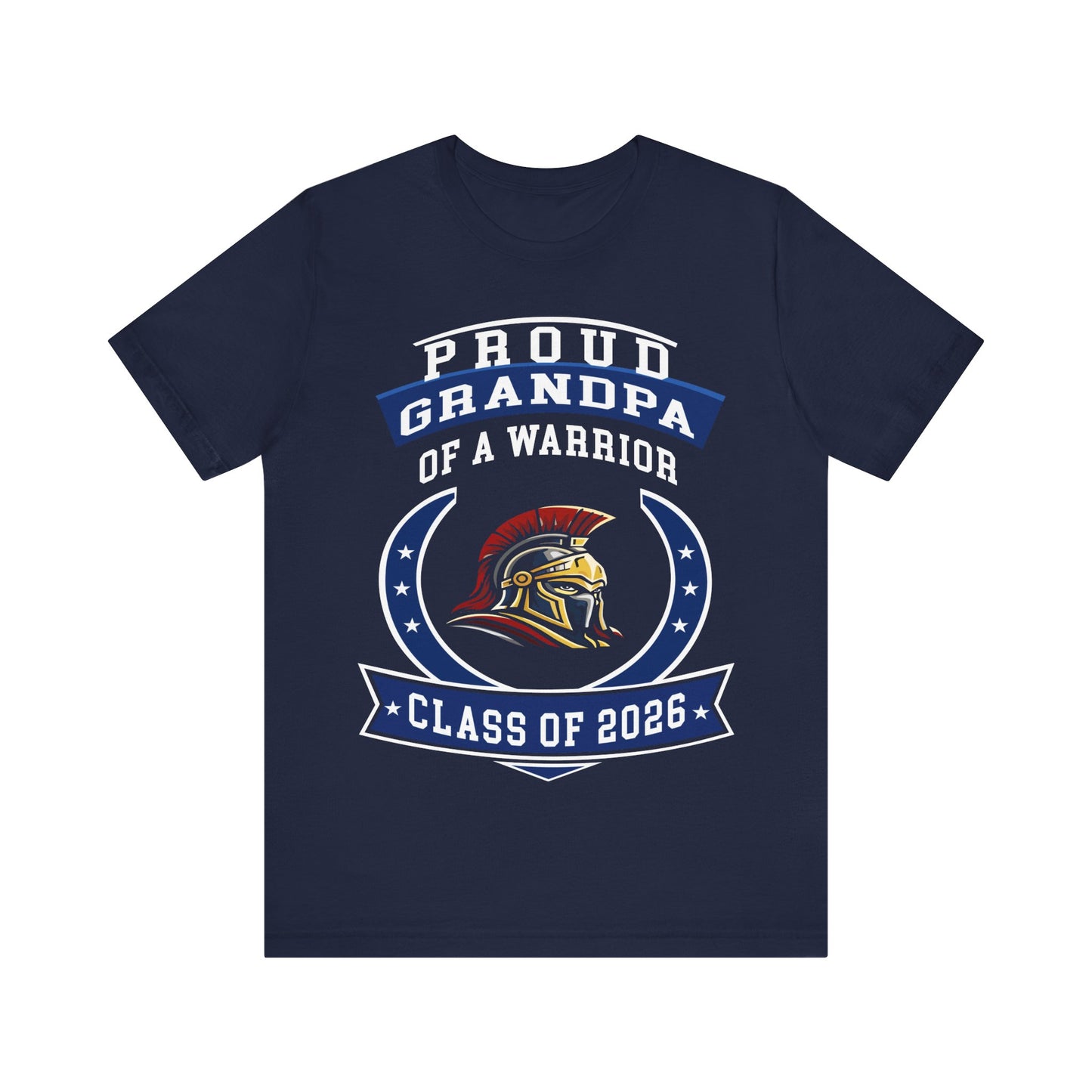 Proud Grandpa of a Warrior – Class of 2026 Graduation Shirt