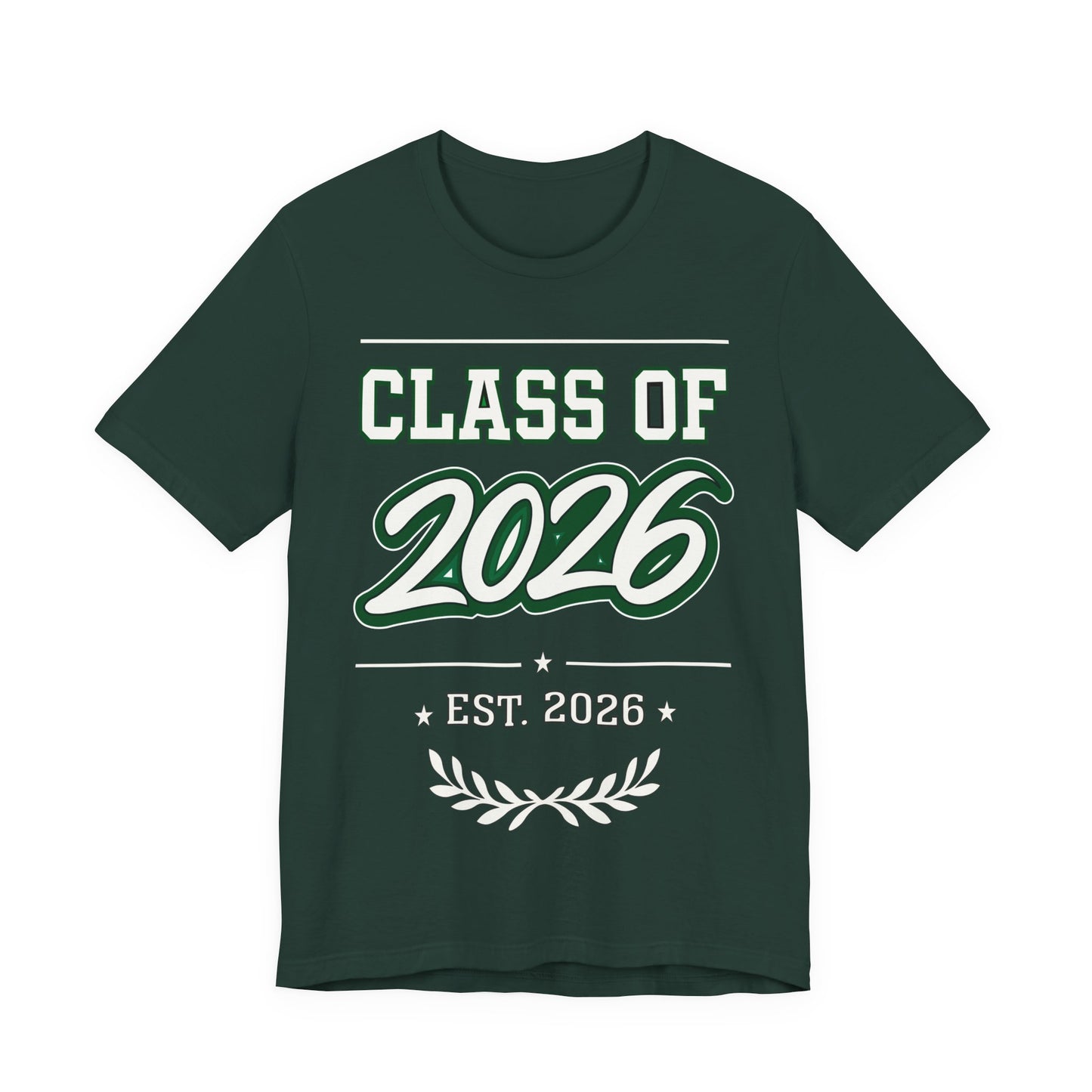 Class of 2026 Tee — Graduation T-Shirt, 'Est. 2026' Senior Gift