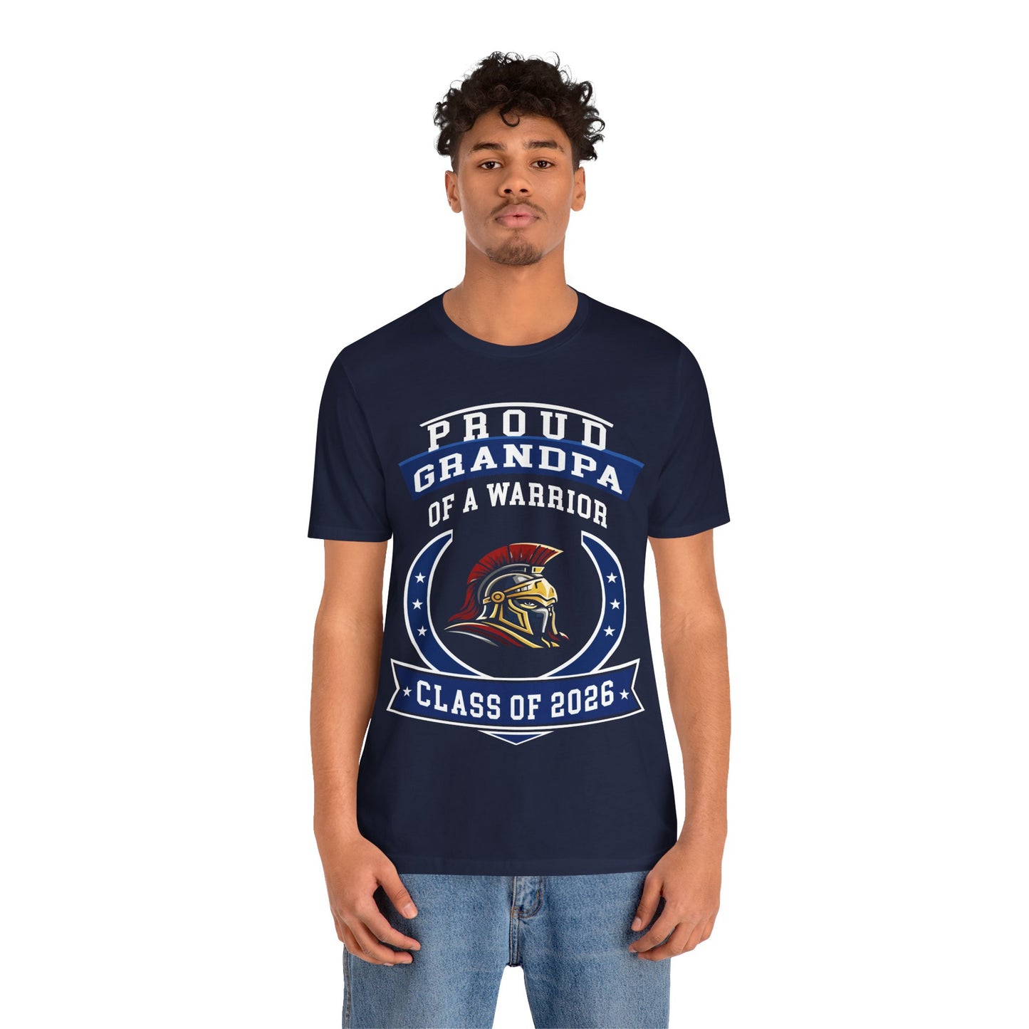 Proud Grandpa of a Warrior – Class of 2026 Graduation Shirt
