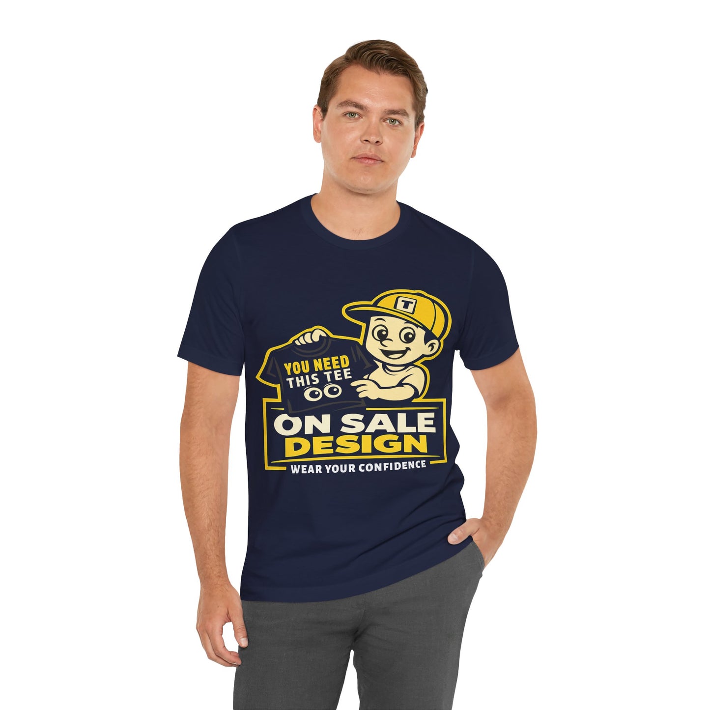 Retro Mascot Tee — "On Sale Design: You Need This Tee" Graphic T-Shirt