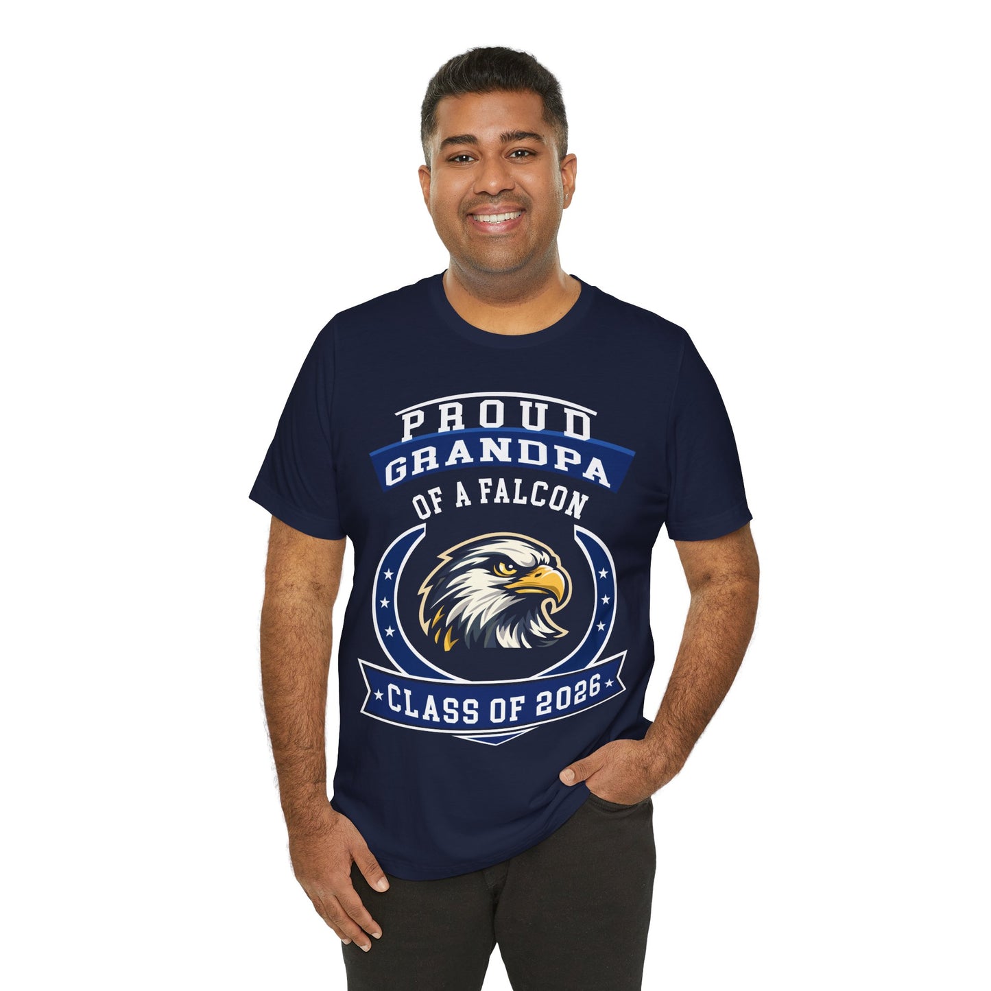 Proud Grandpa of a Falcon – Class of 2026 Graduation Shirt