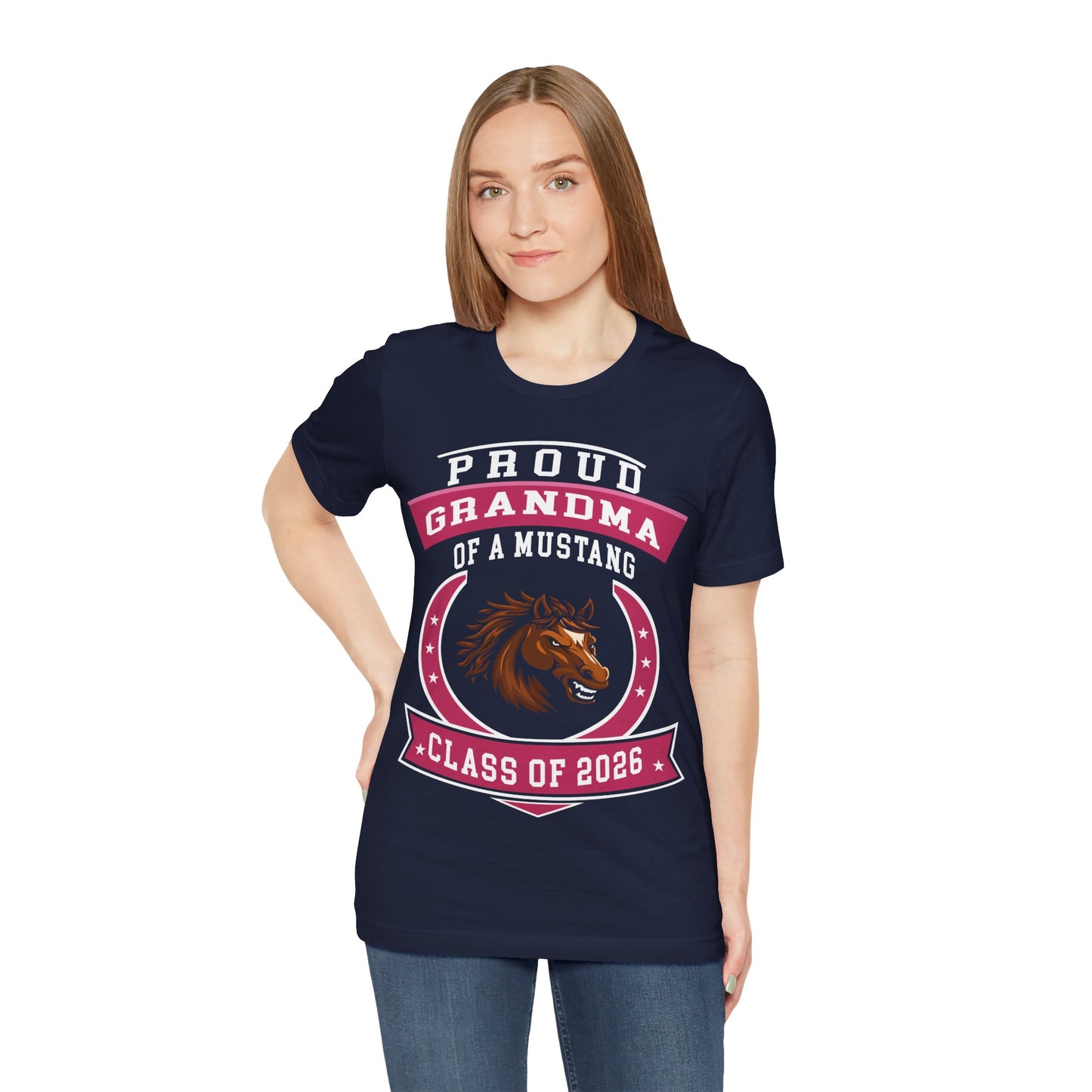 Proud Grandma of a Mustang – Class of 2026 Graduation Shirt