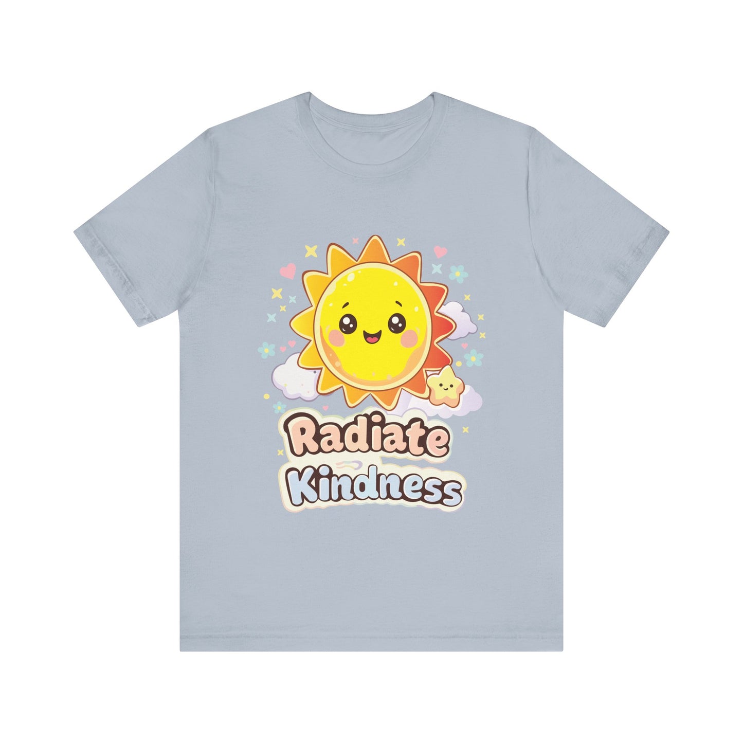 Radiate Kindness T-Shirt — Cute Kawaii Sun Graphic Tee