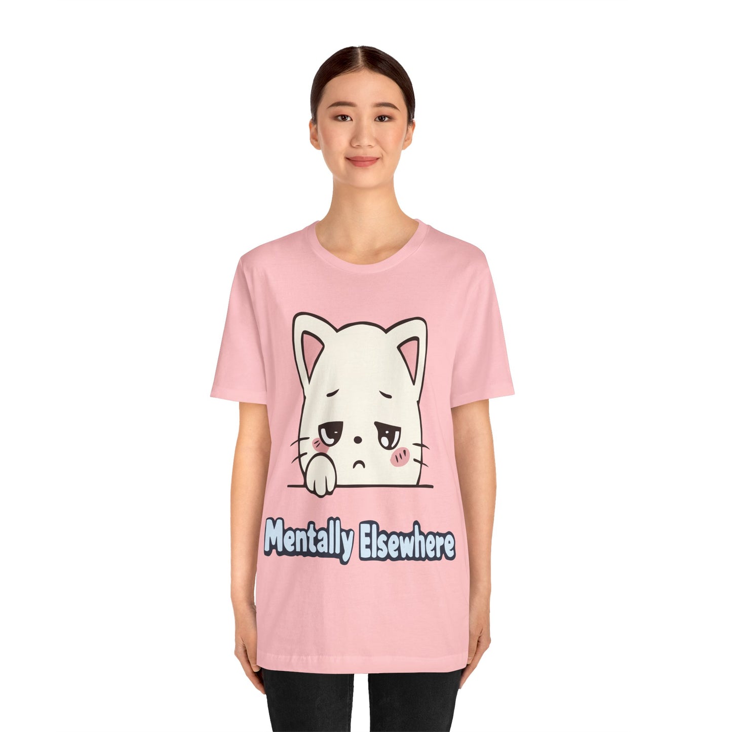 Mentally Elsewhere Cat T-Shirt